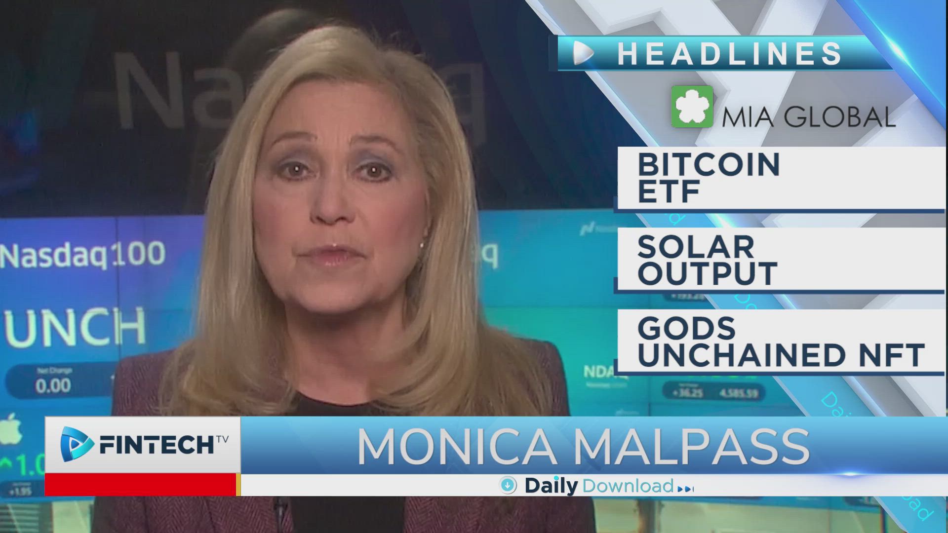 Bitcoin ETF, Solar Output, Gods Unchained NFT