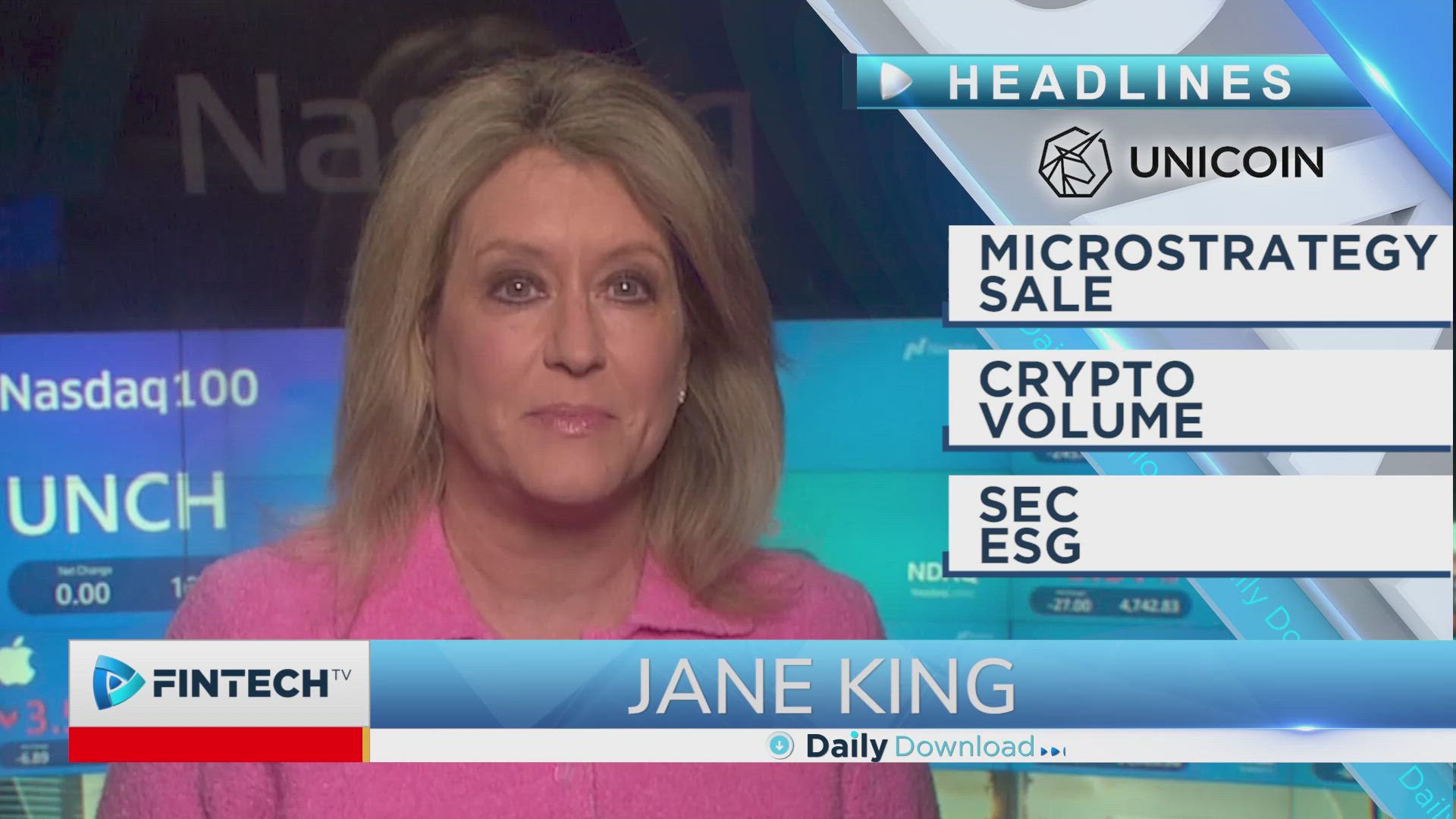 MicroStrategy Sale, Crypto Volume, SEC ESG