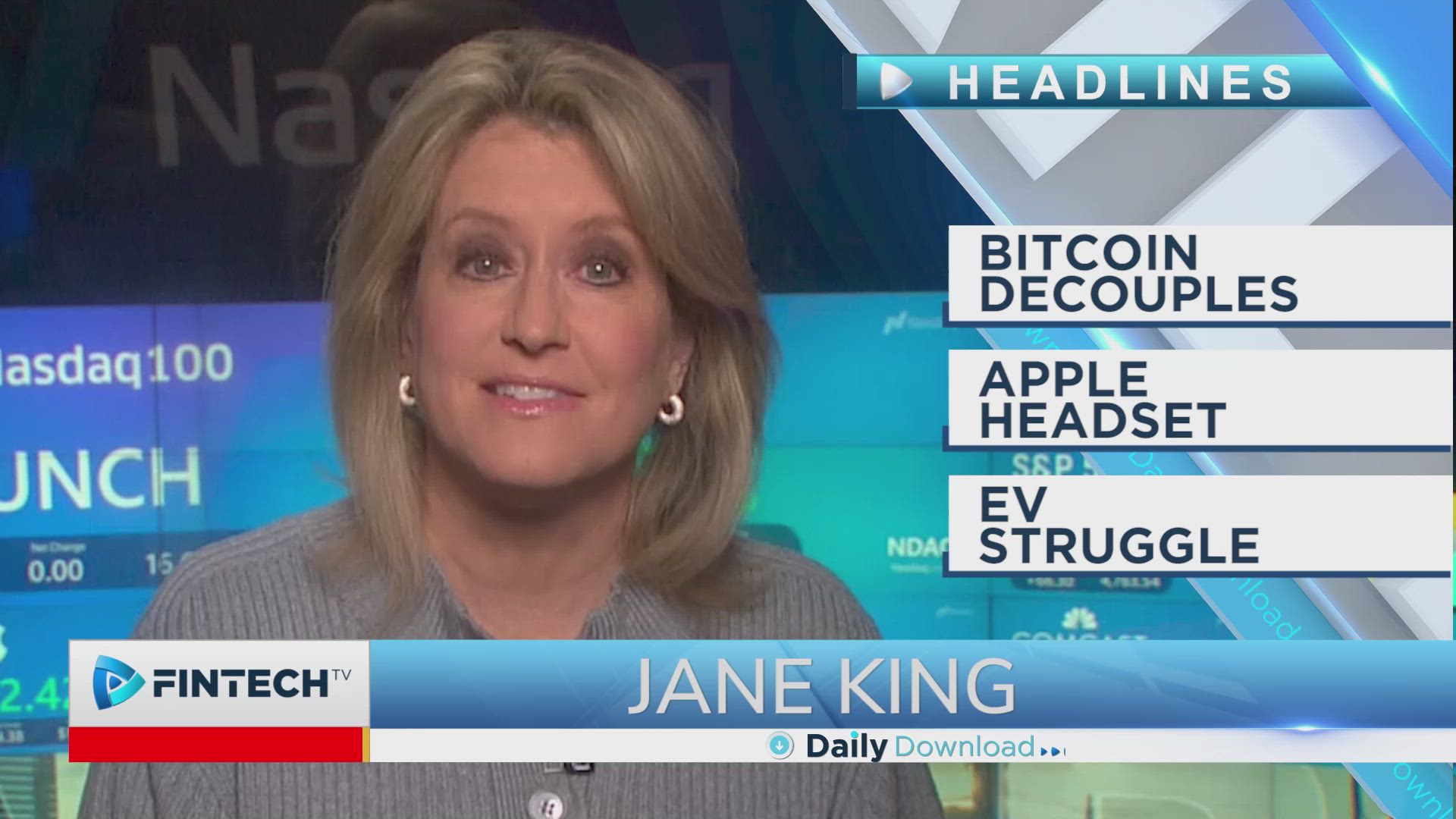 Bitcoin decouples, Apple headset, EV struggle