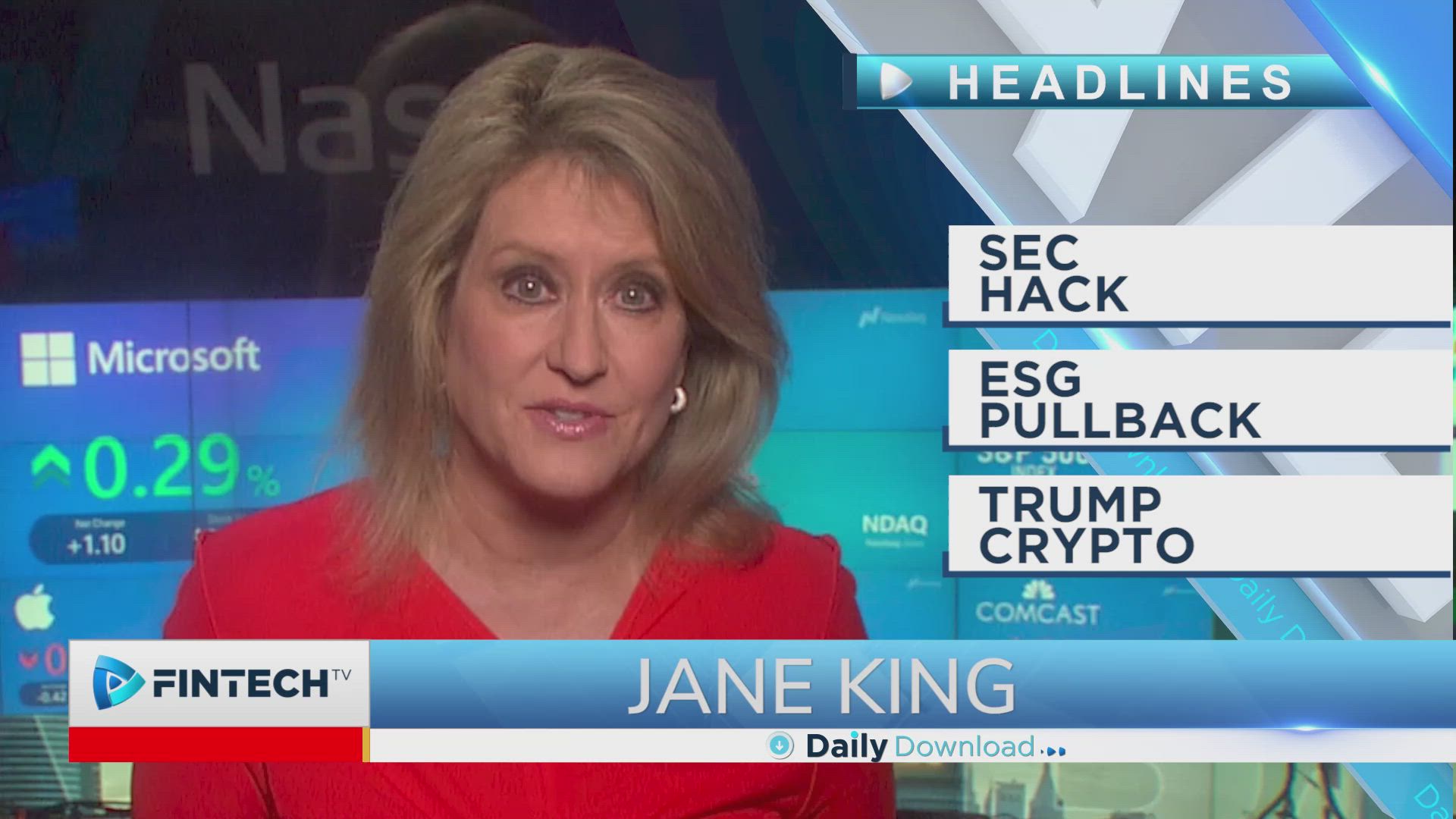 SEC hack, ESG pullback, Trump crypto