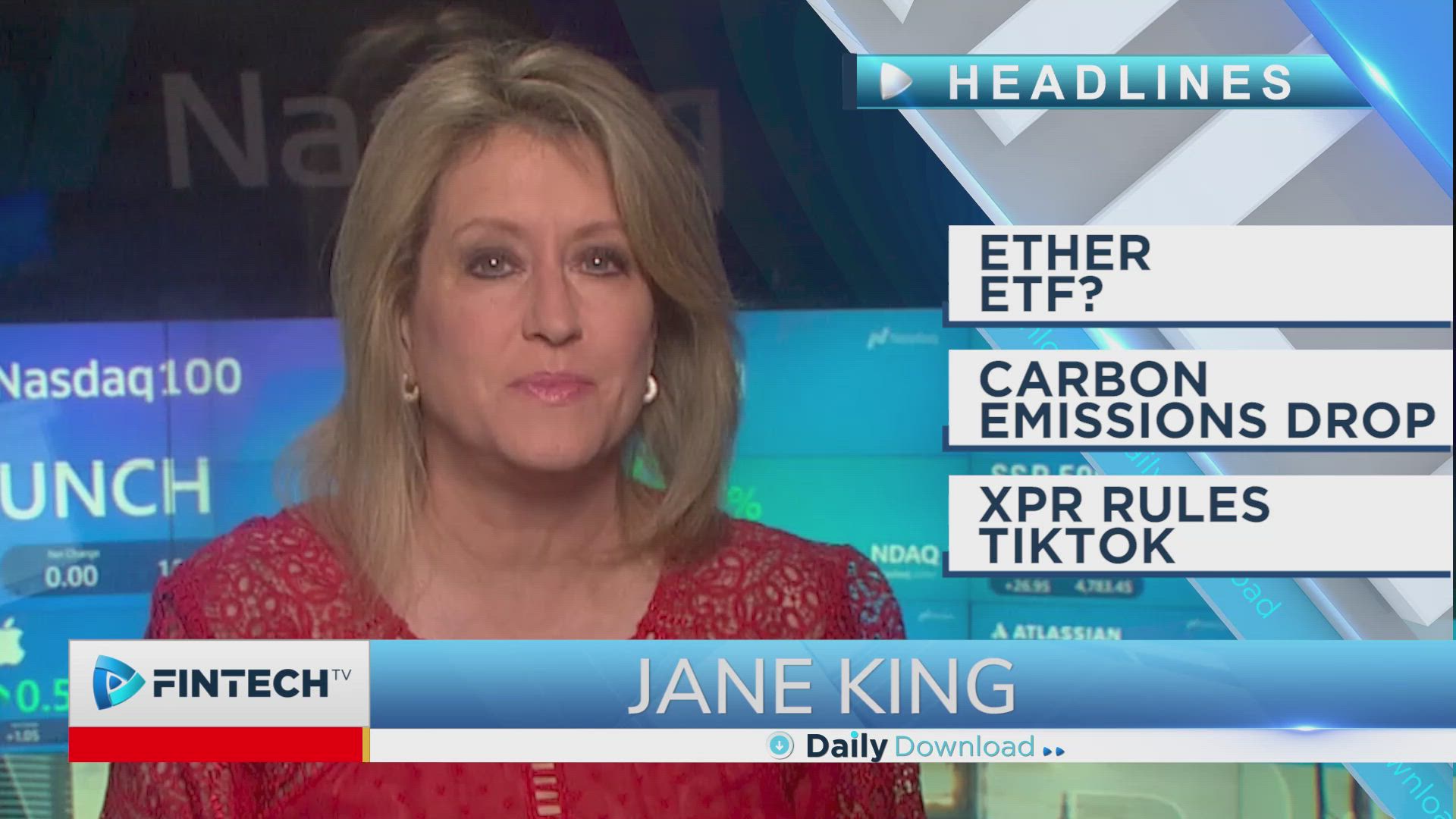 Ether ETF?, Carbon emissions drop, XPR rules TikTok