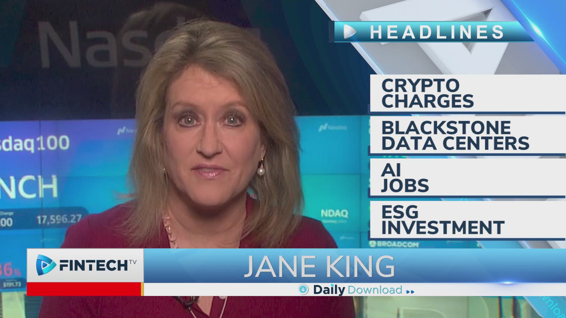 Crypto charges, Blackstone data centers, AI jobs, ESG investment