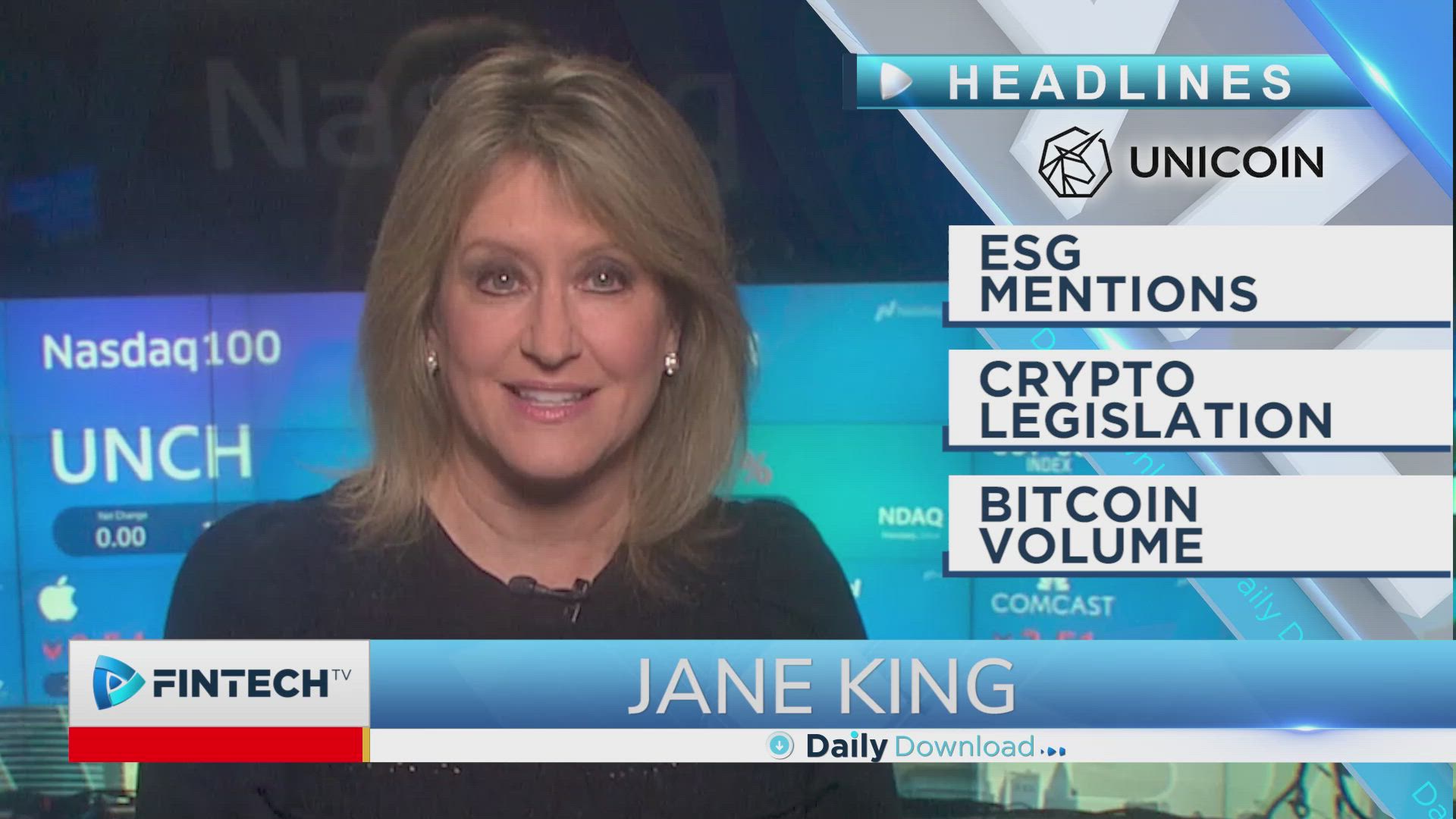 ESG Mentions, Crypto Legislation, Bitcoin Volume