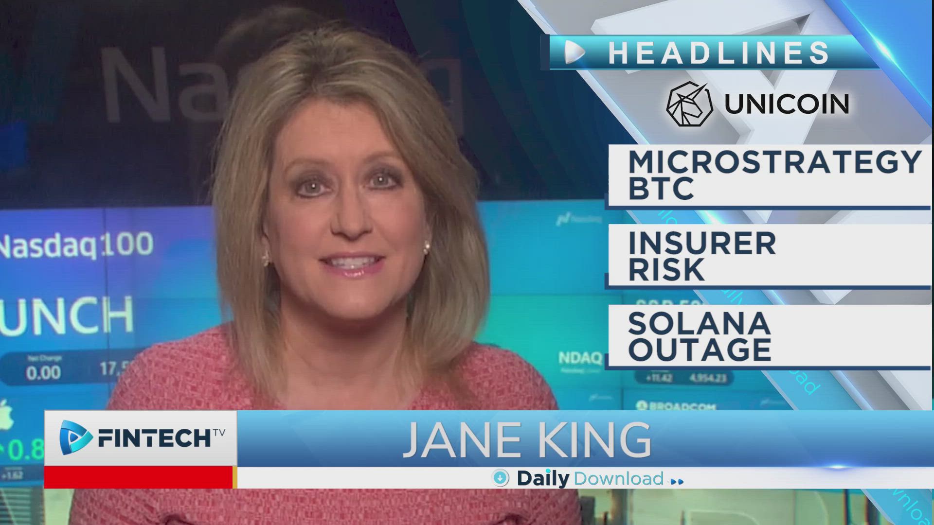 Microstrategy BTC, Insurer Risk, Solana Outage