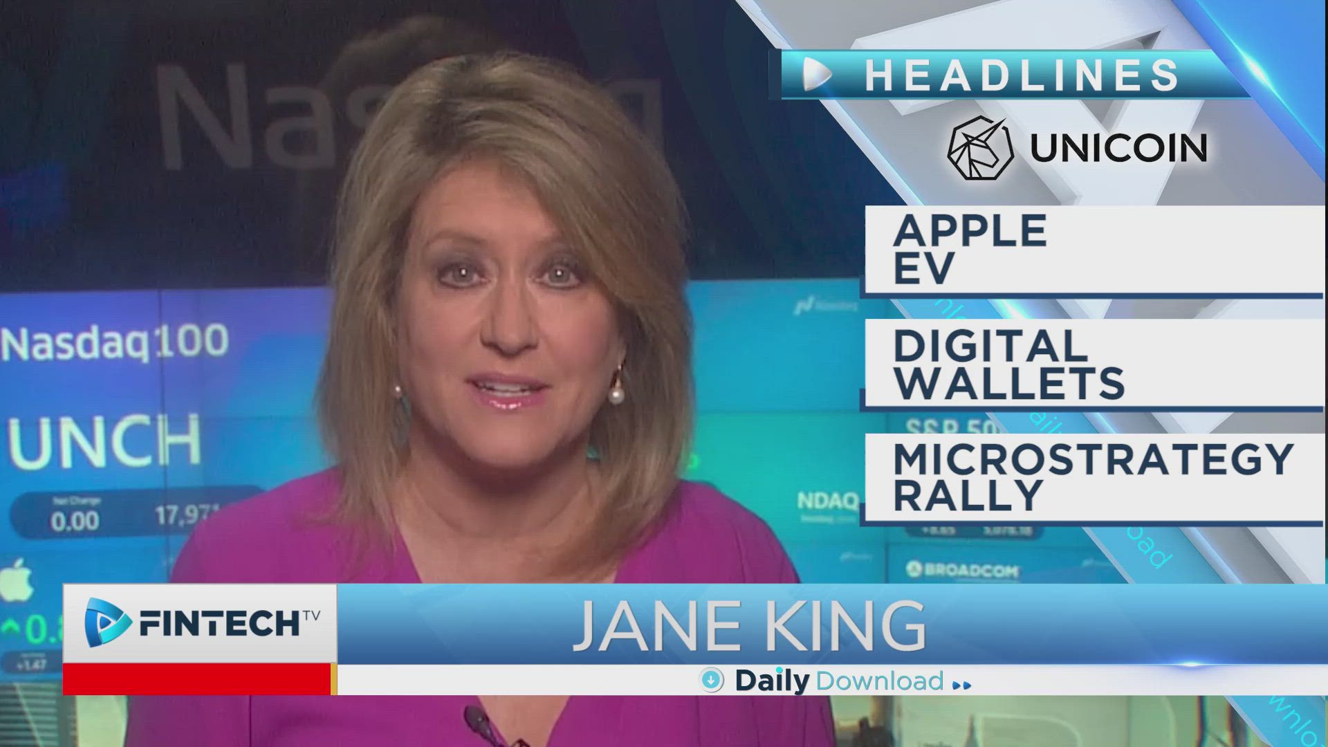 Apple EV,Digital wallets, Microstrategy rally