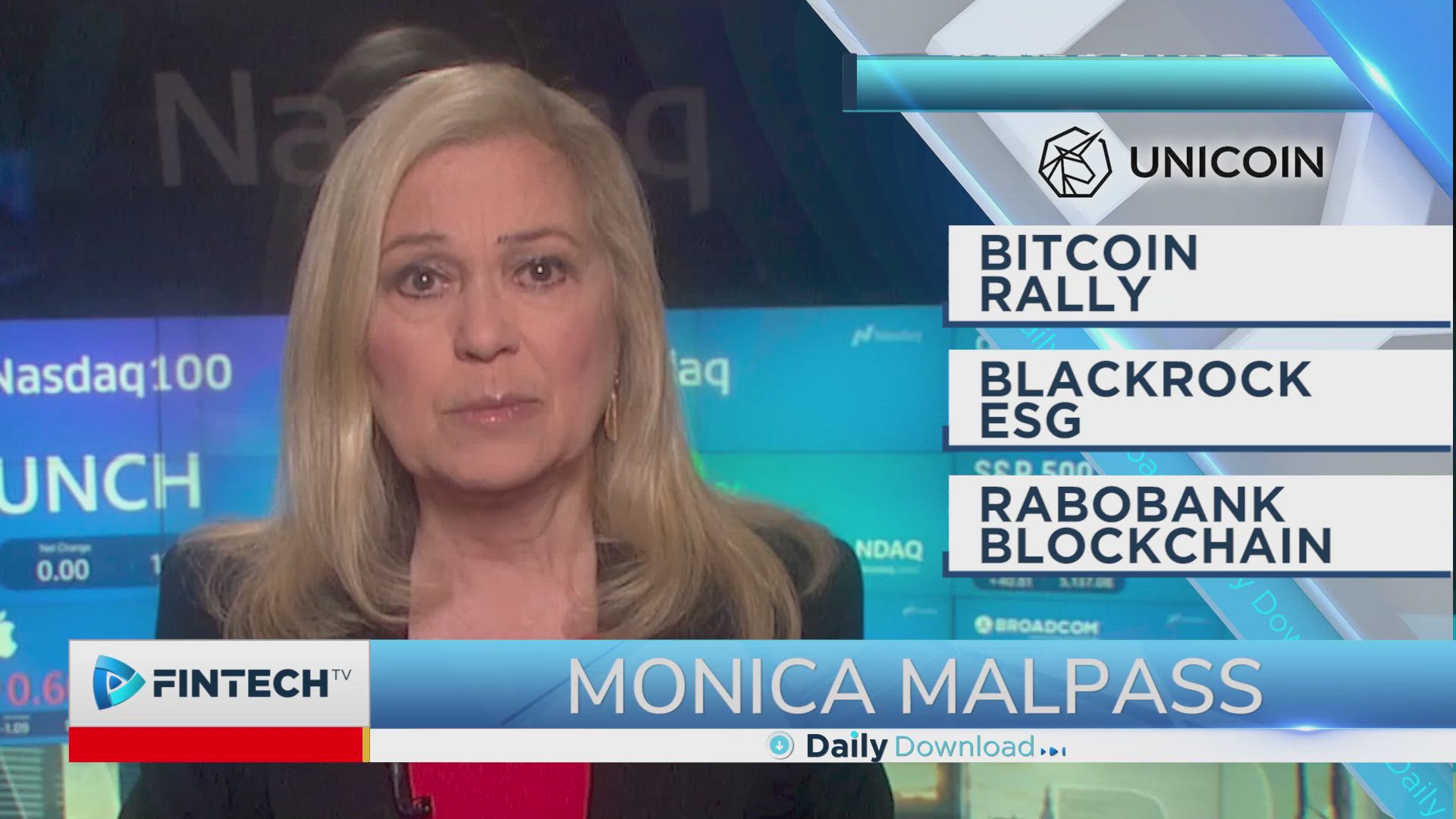 Bitcoin Rally, BlackRock ESG, Rabobank Blockchain