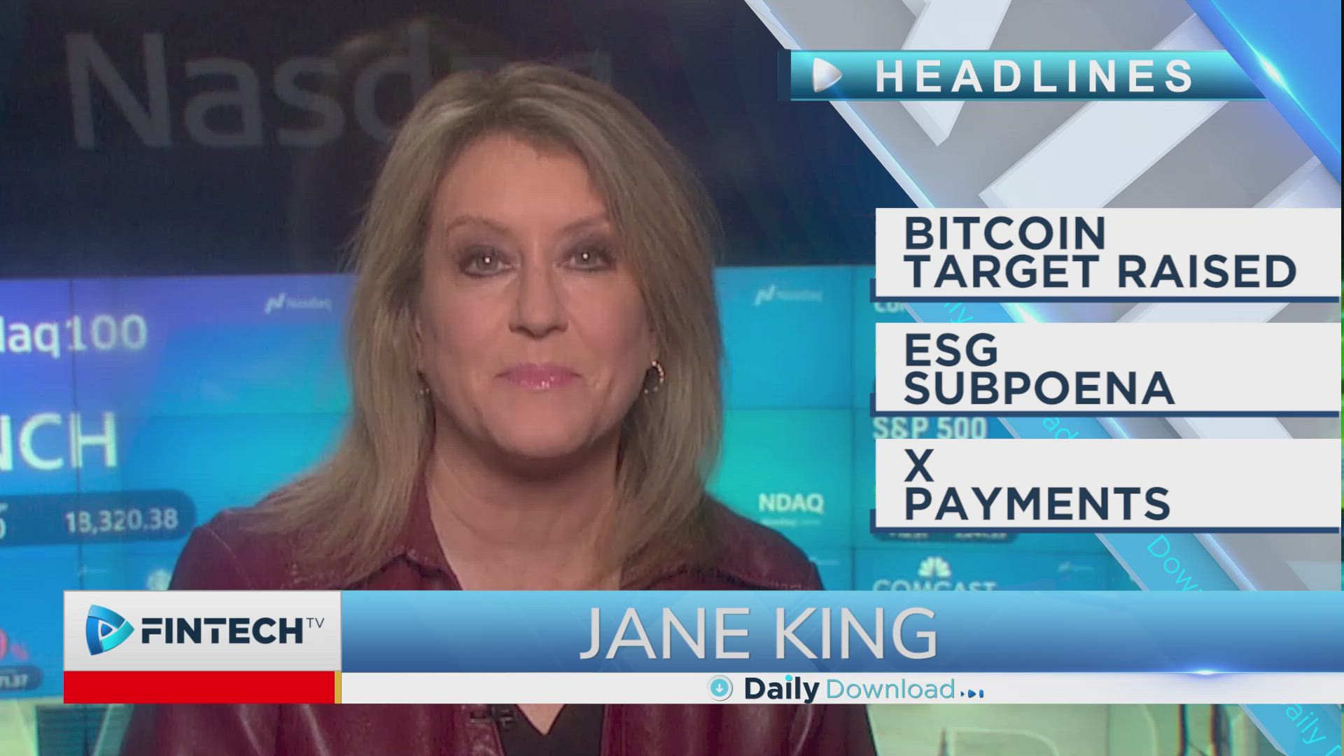 Bitcoin Target Raised, ESG Subpoena, X Payments