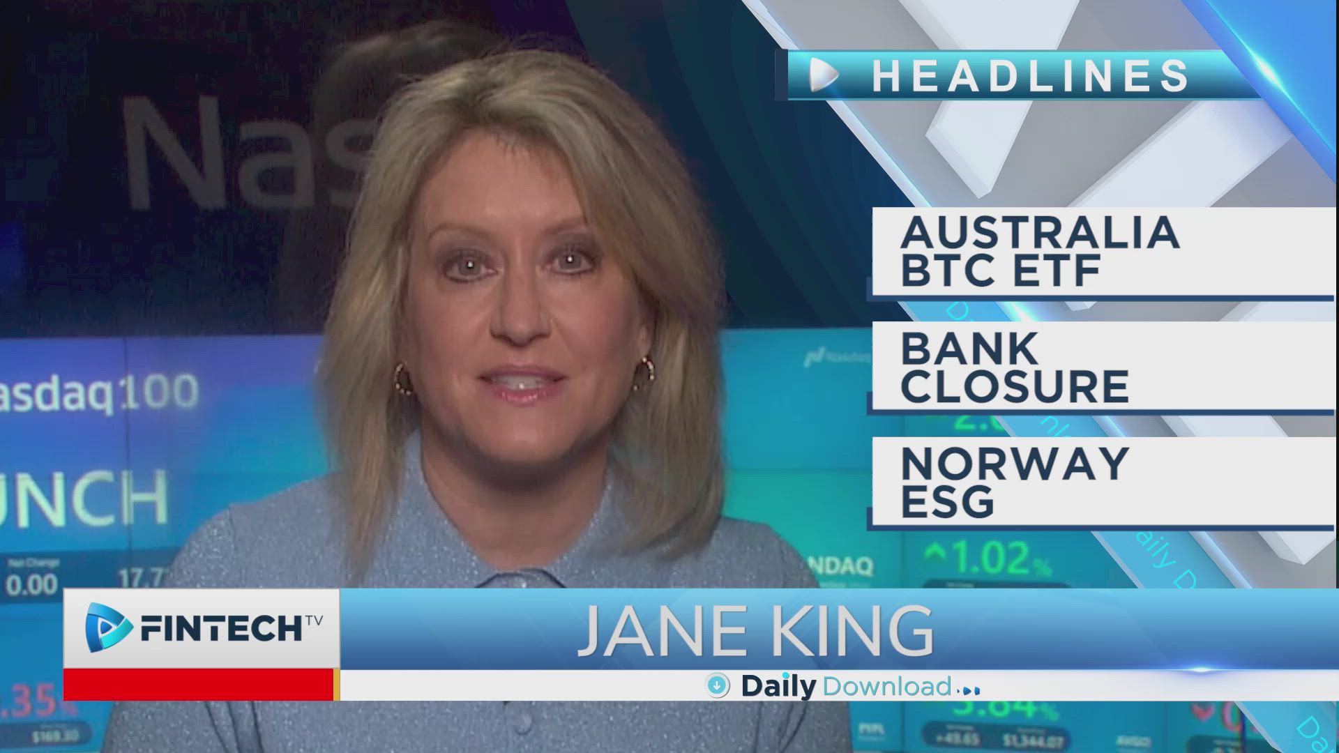 Australia BTC ETF, Bank Closure, Norway ESG