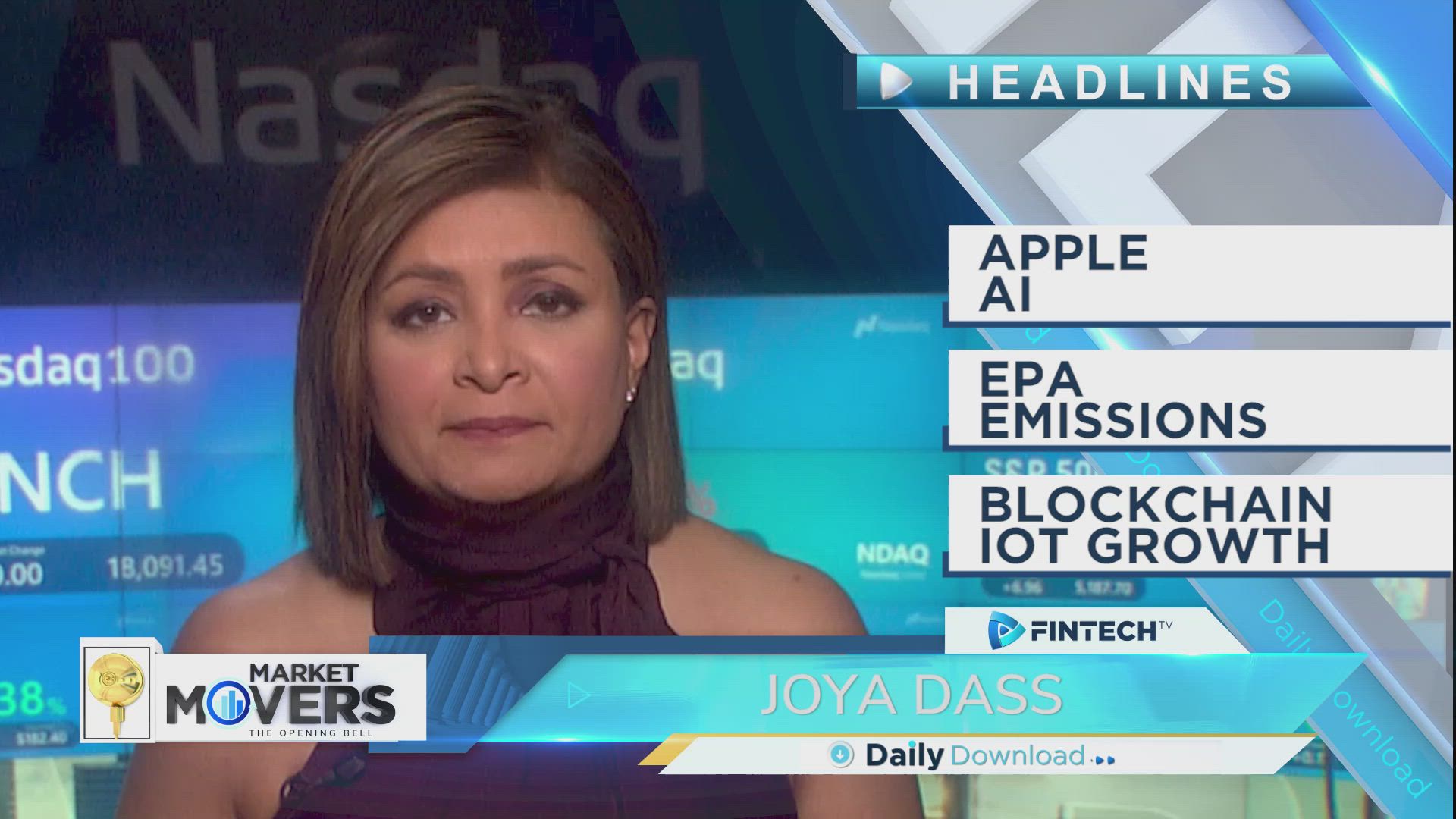 Apple AI, EPA emissions, Blockchain IoT growth