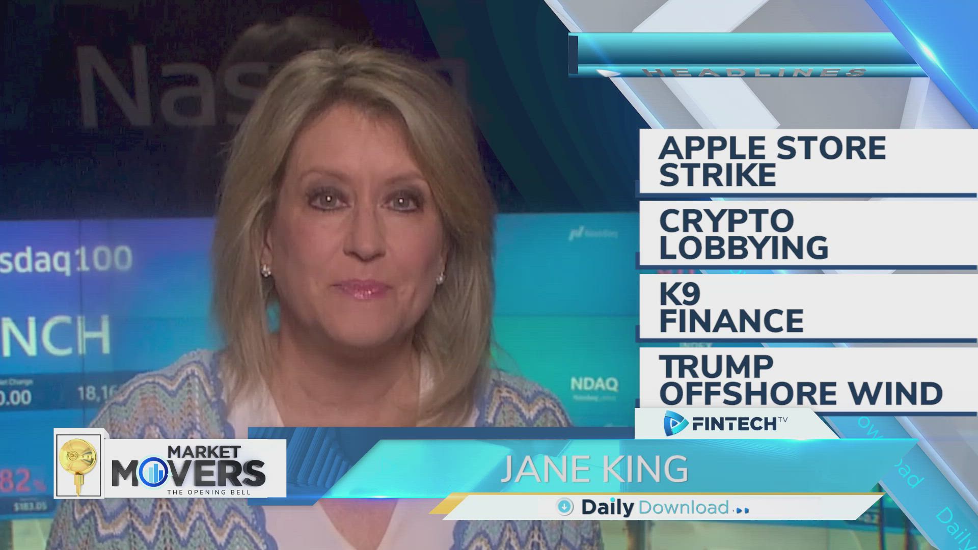 Apple store strike, Crypto lobbying, K9 Finance, Trump offshore wind