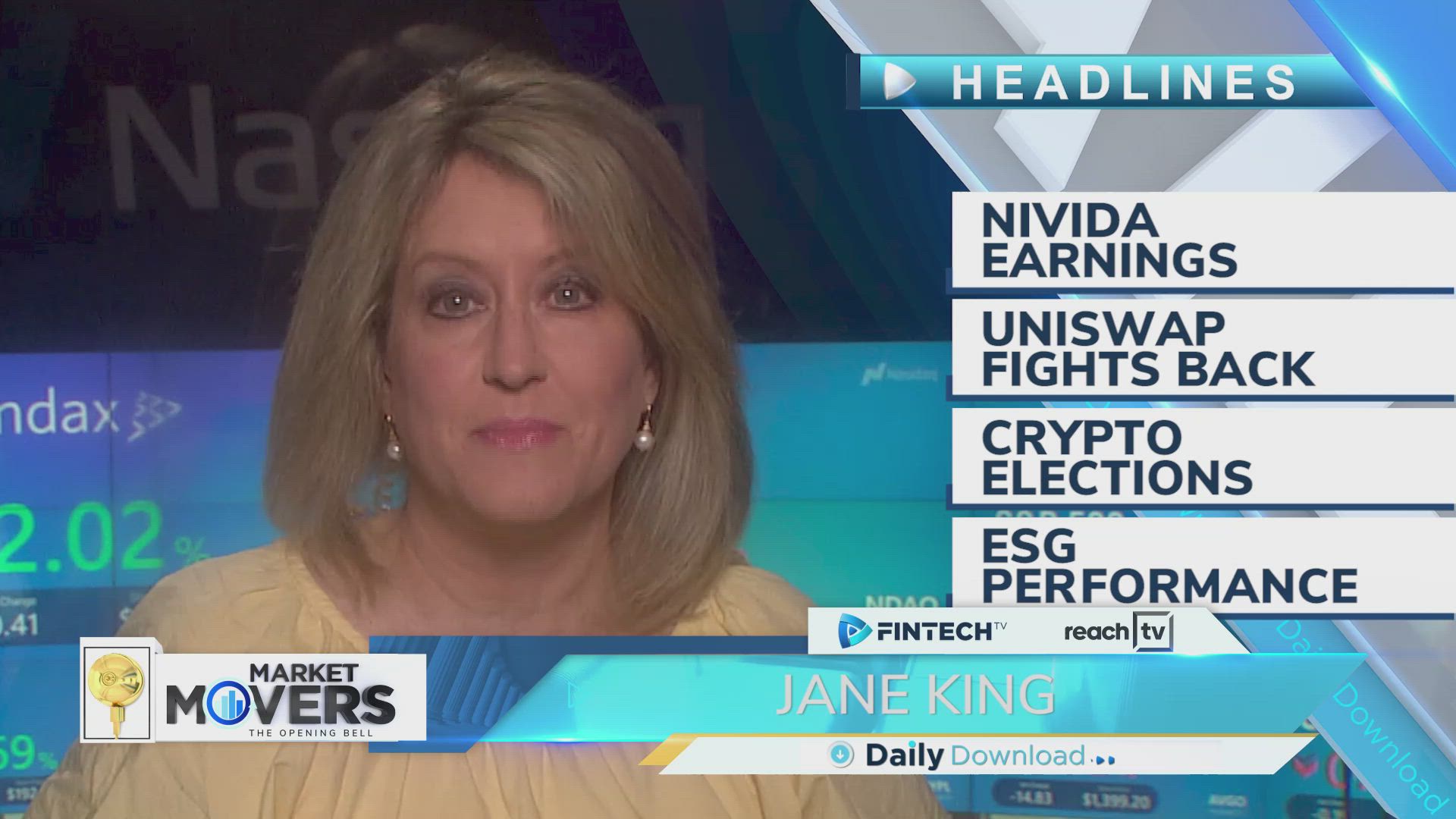 Nivida earnings, Uniswap fights back, Crypto elections, ESG performance