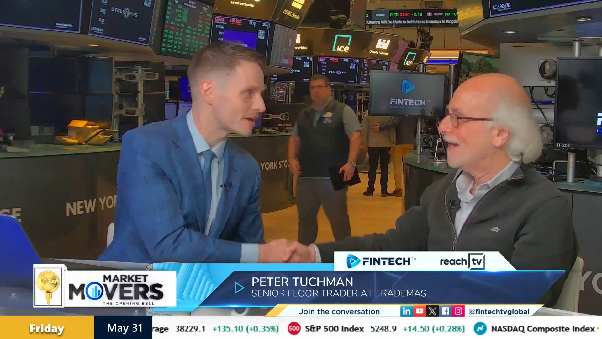 The state of the market with Peter Tuchman, Senior Floor Trader at TradeMas