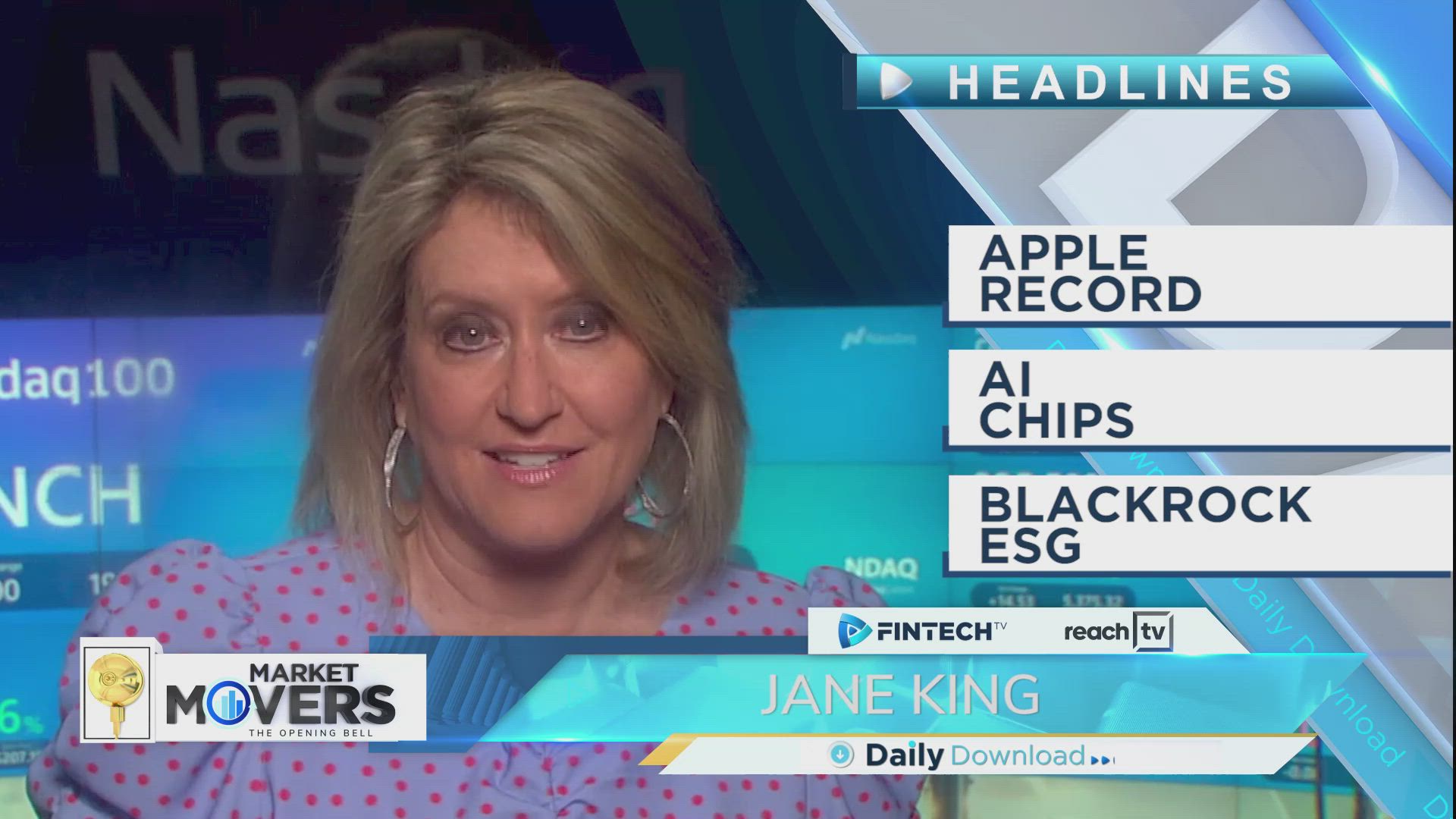 Apple record, AI Chips, BlackRock ESG