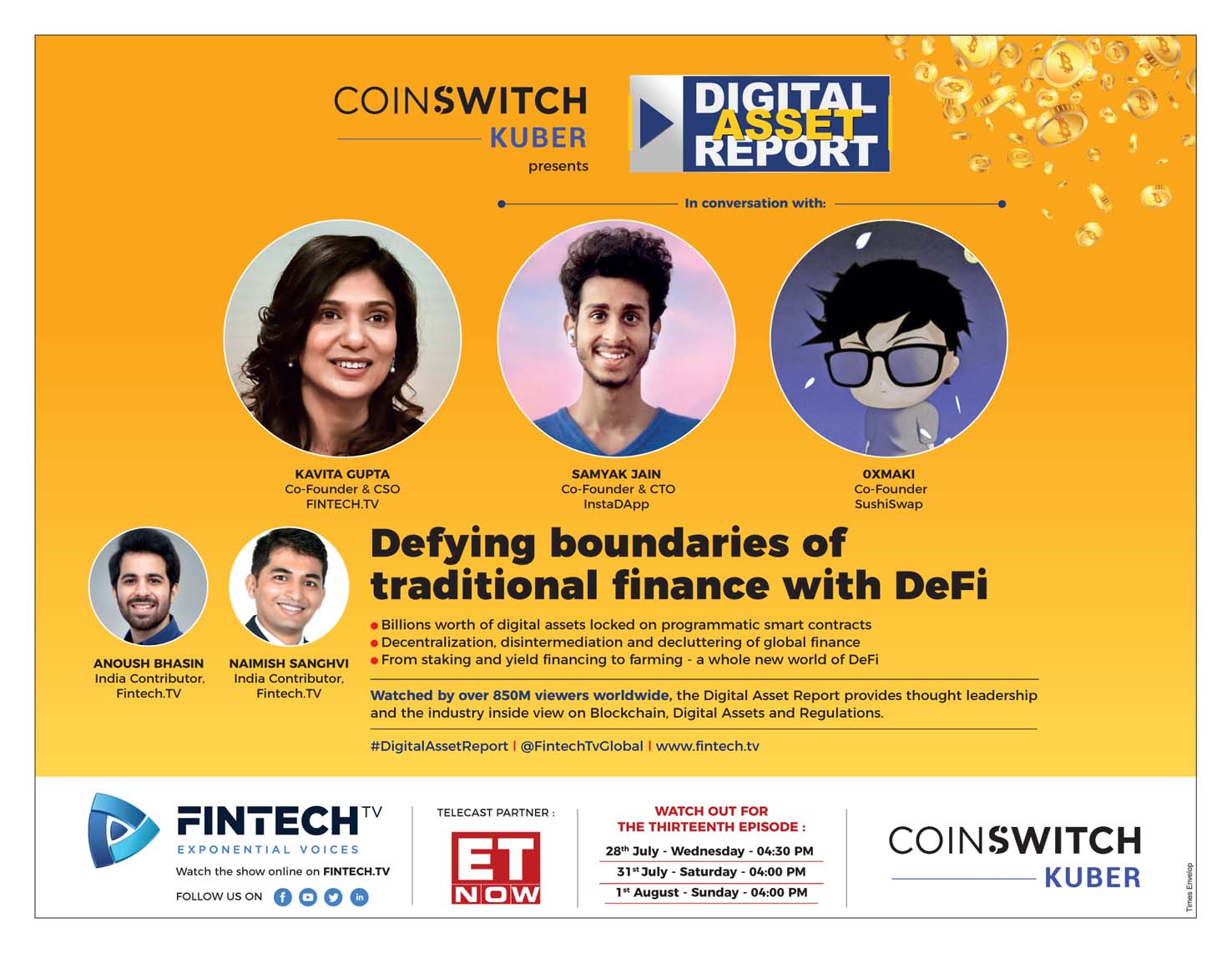 0xMaki of SushiSwap & Samyak Jain of InstaDApp on defying the boundaries of traditional finance with DeFi