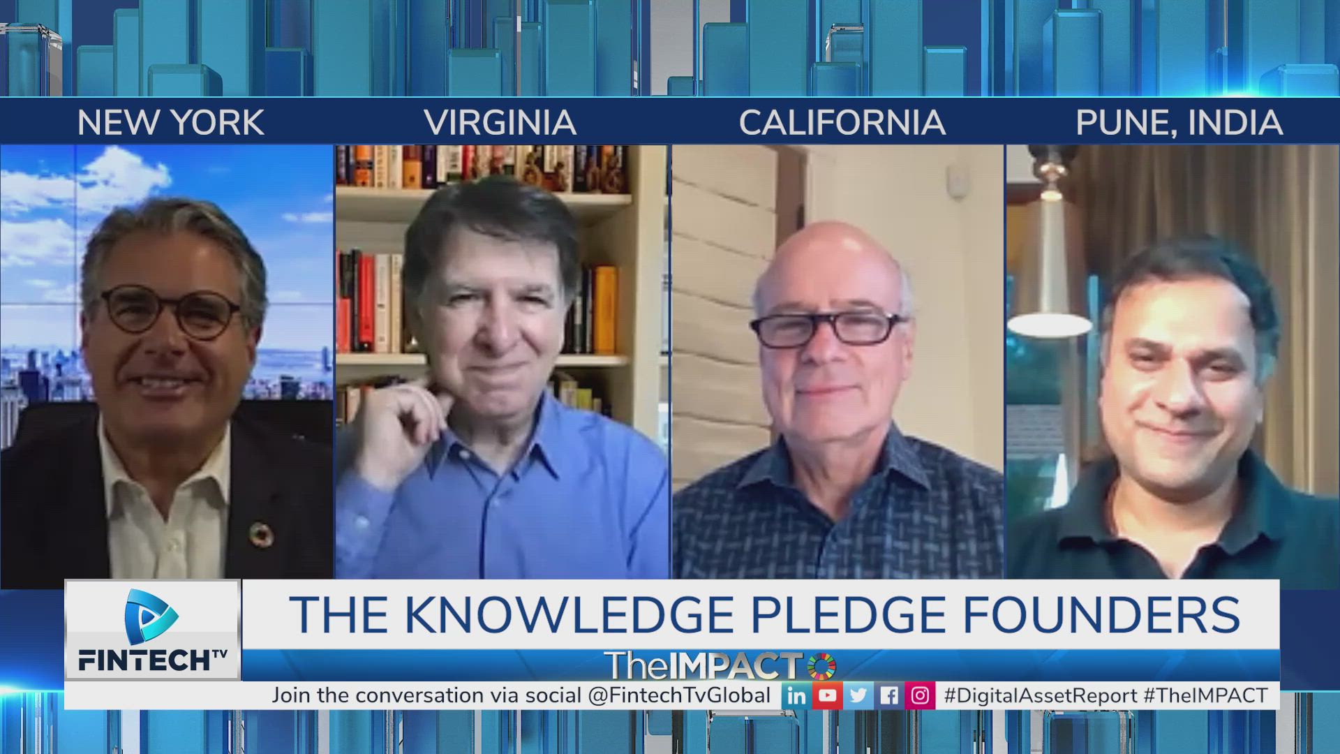 Alain Chetrit, Pierce Dunn, Abhijit Pawar, Co-Founders at The Knowledge Pledge
