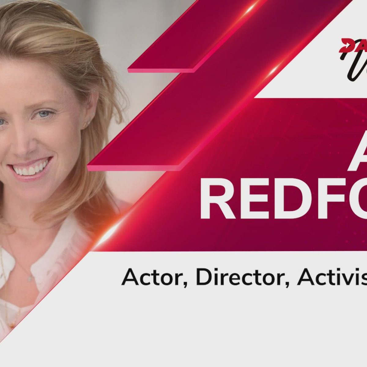Amy Redford, Actor, Director and Activist