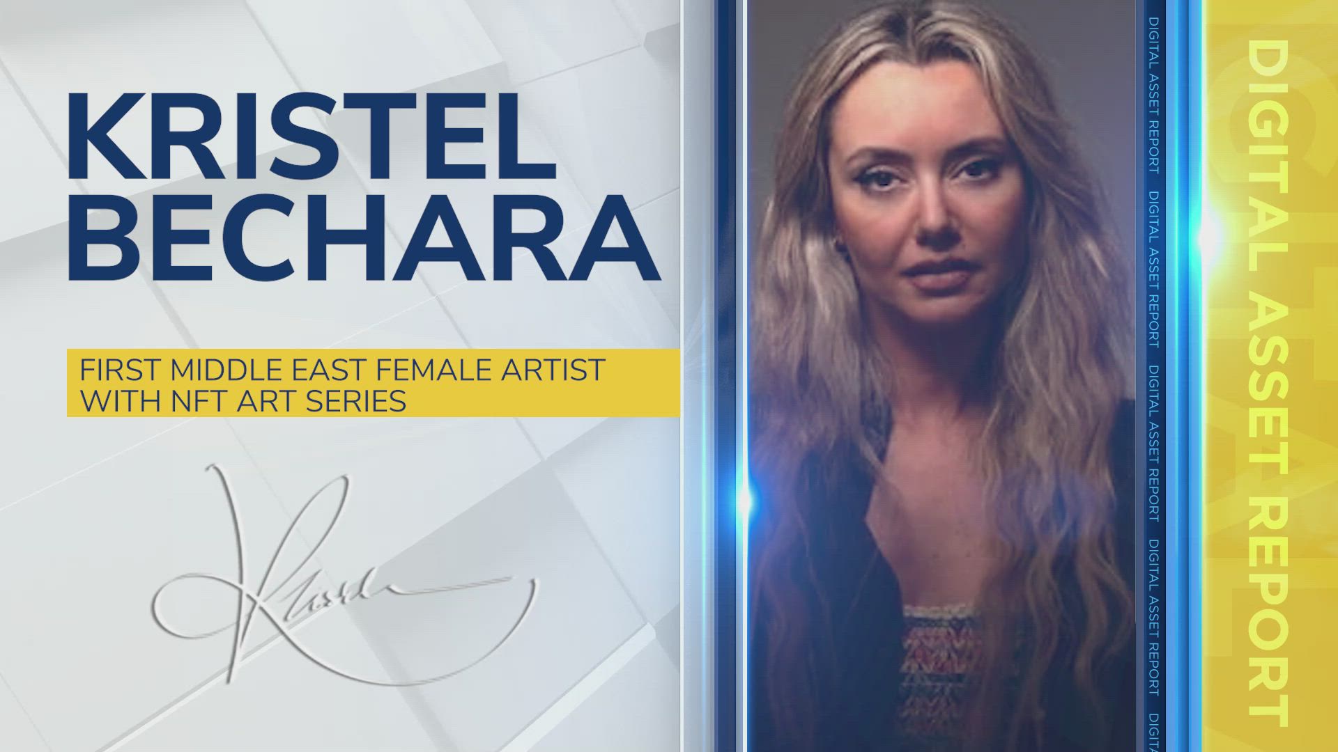 Kristel Bechara, First Middle East Female Artist with NFT Art Series