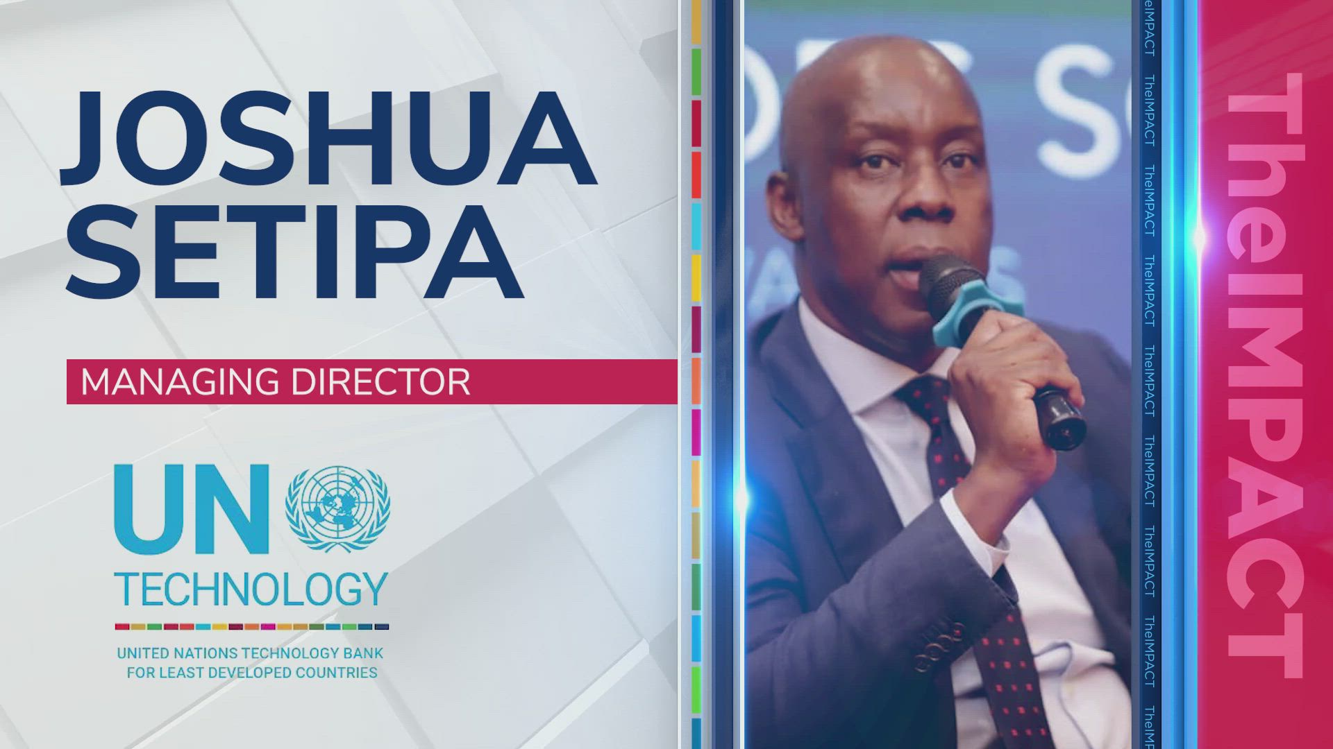 Joshua Setipa, Managing Director at the UN Technology Bank for LDCs