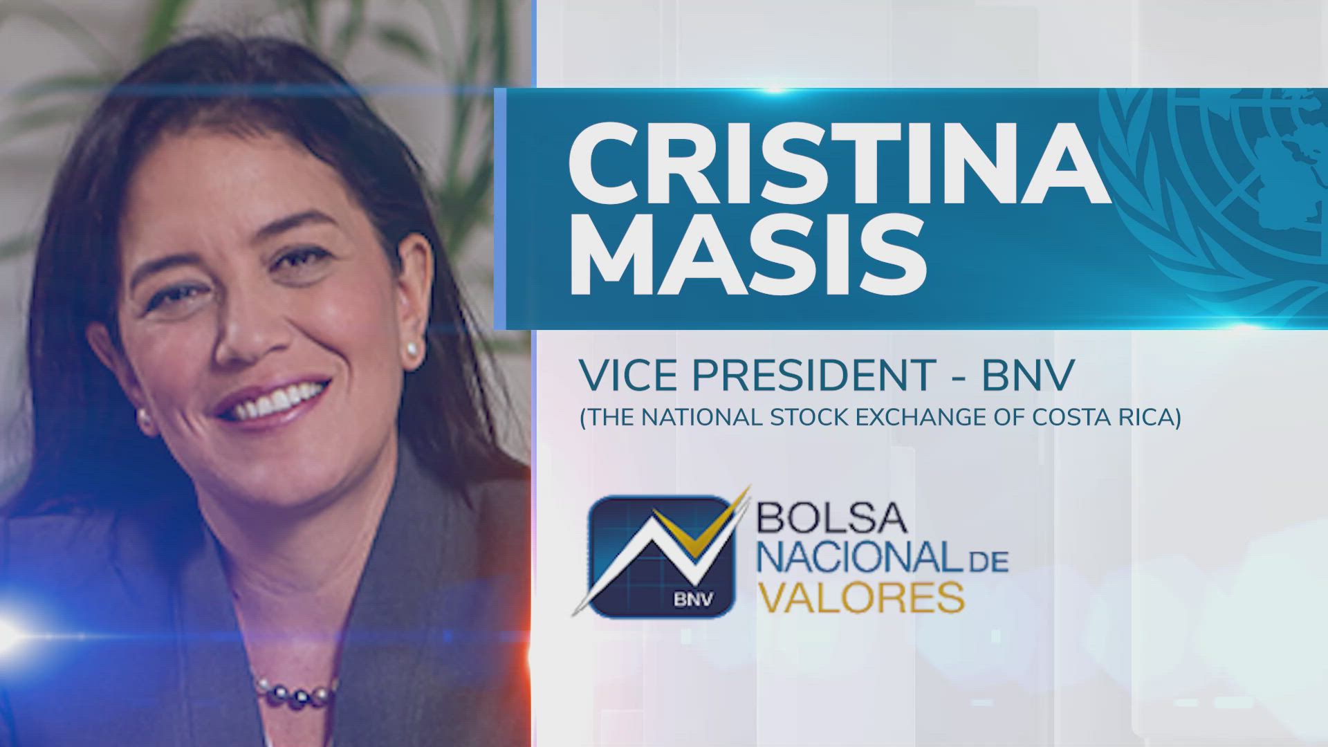 Cristina Masis, Vice President of Bolsa Nacional de Valores – Costa Rica