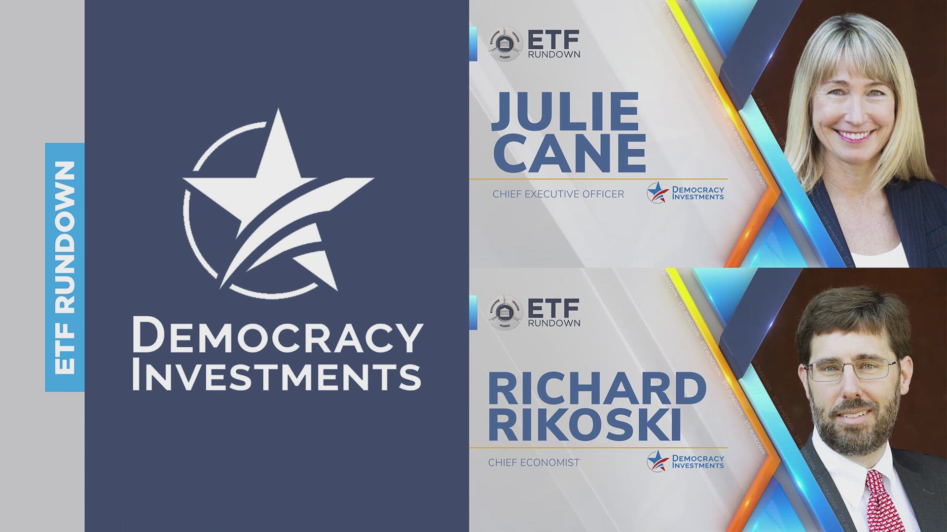 The DMCY ETF: A Revolutionary Way to Invest in Democracy Julie Cane and Richard Rikoski of Democracy Investments