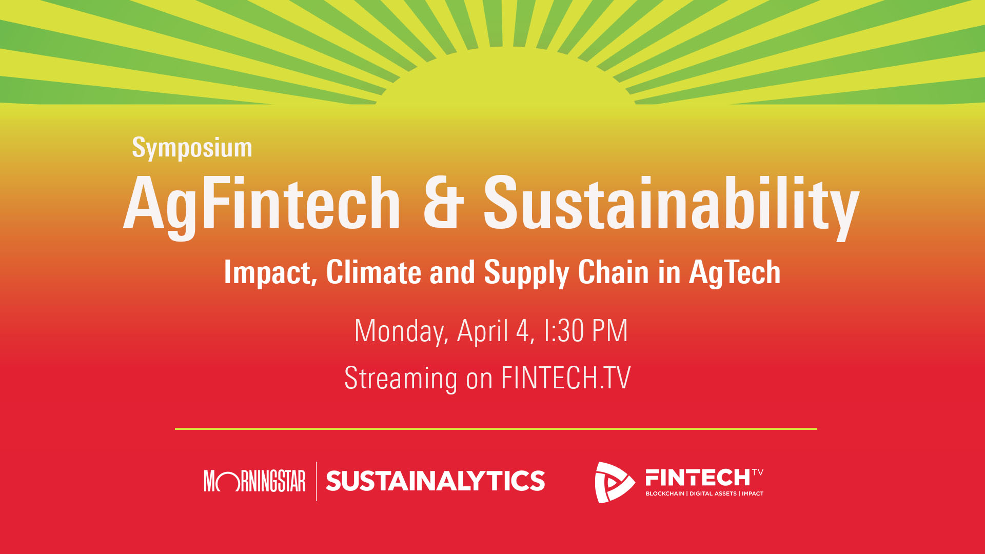 AgFintech & Sustainability Symposium
