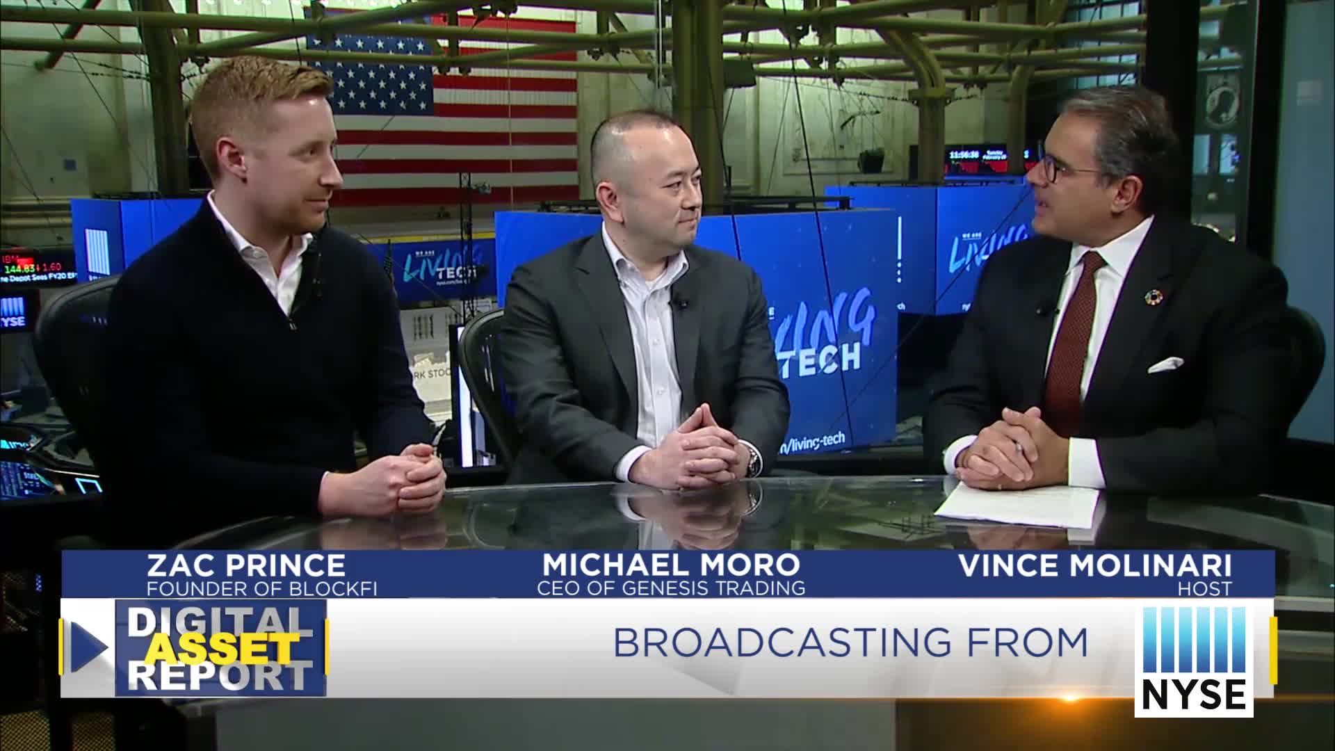 Zac Prince, founder of Blockfi & Michael Moro, CEO at Genesis Global Trading