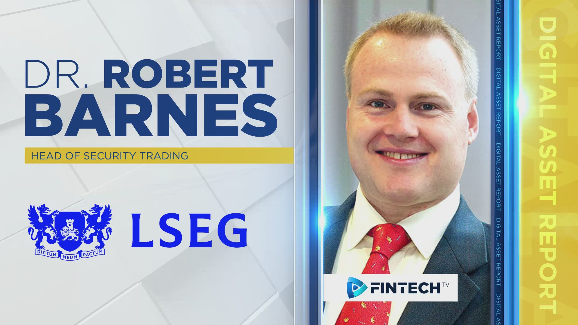Discover How Tokenization of Securities is the Next Big Thing with Robert Barnes of LSEG