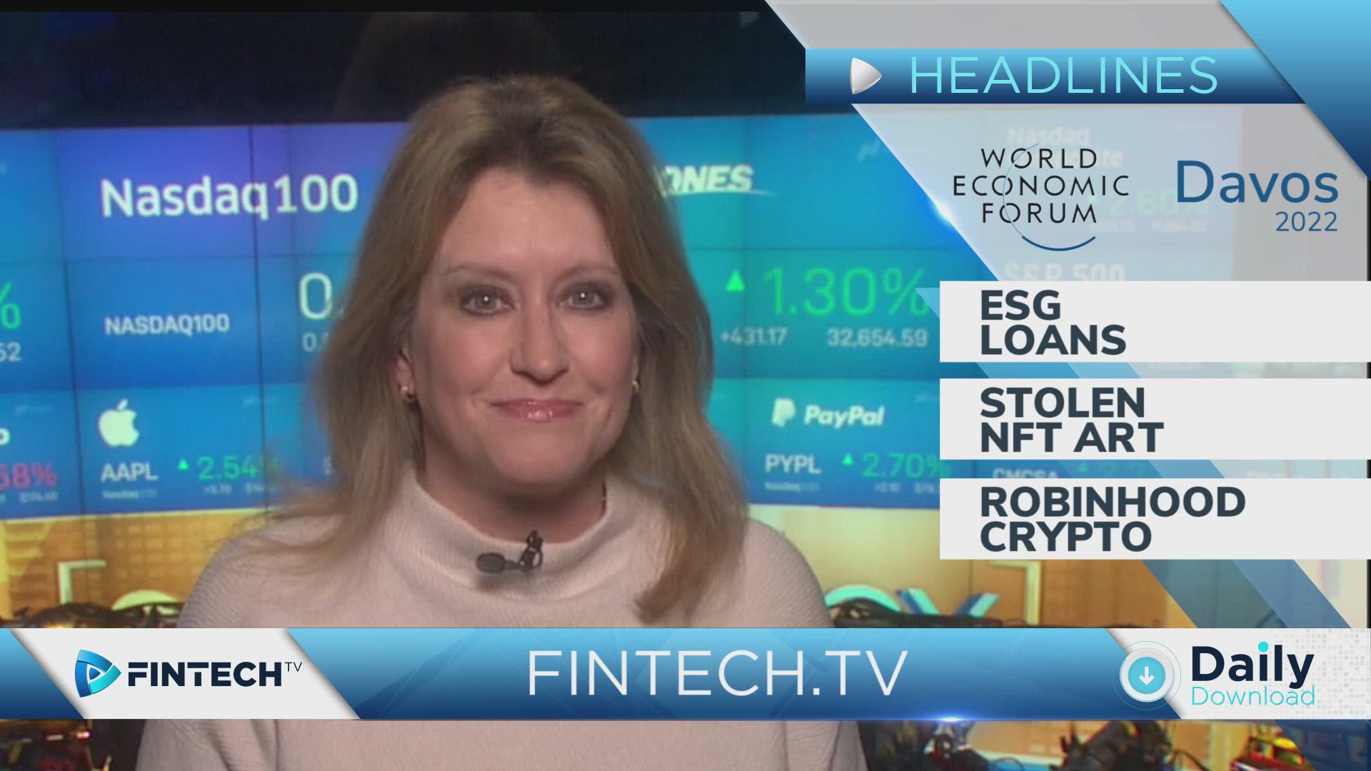 First ESG Loan, DeviantArt Expansion, Robinhood Crypto & NFT holders