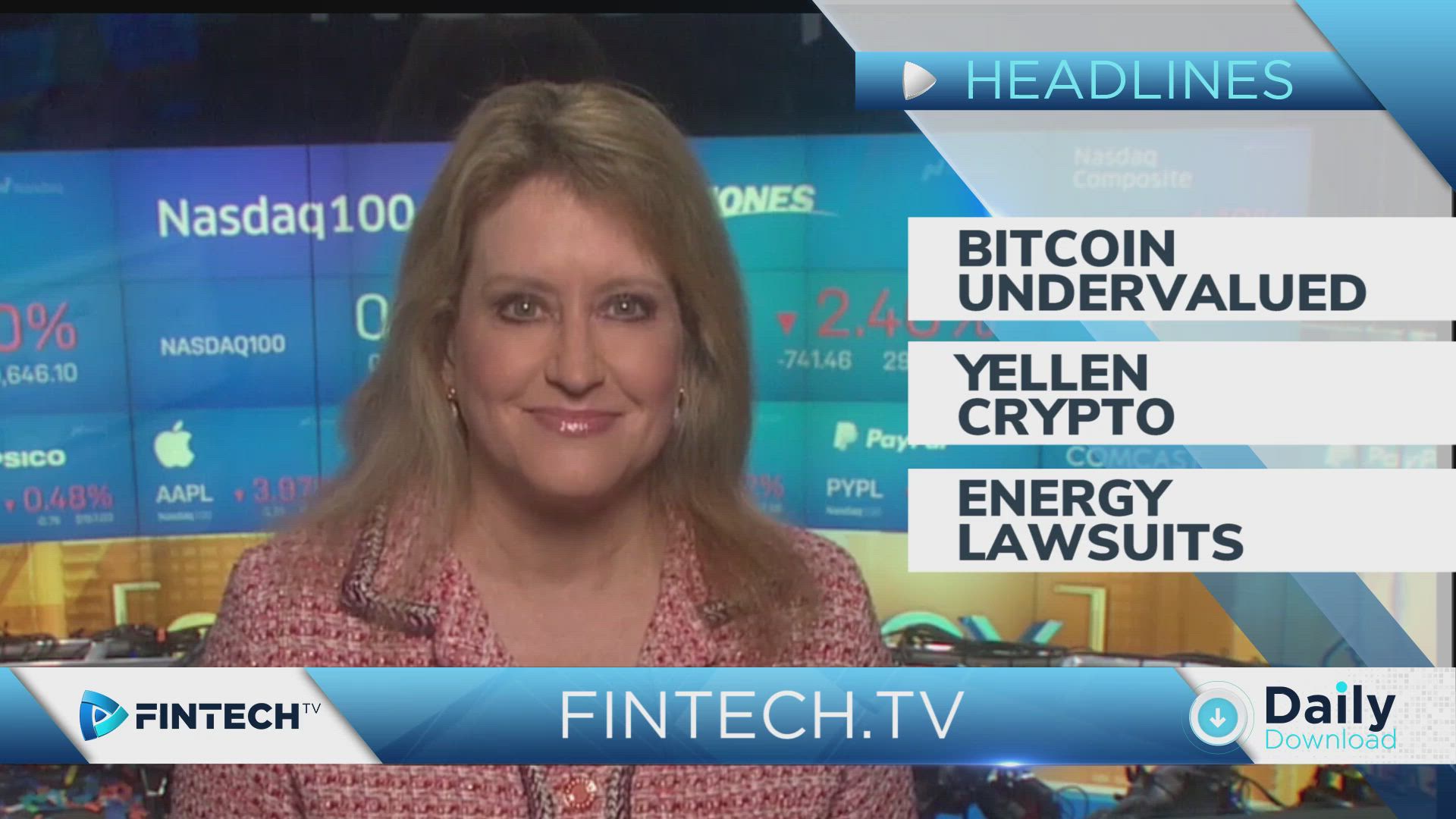 BTC Undervalued, Yellen and Crypto, Environmental Group Sue Biden