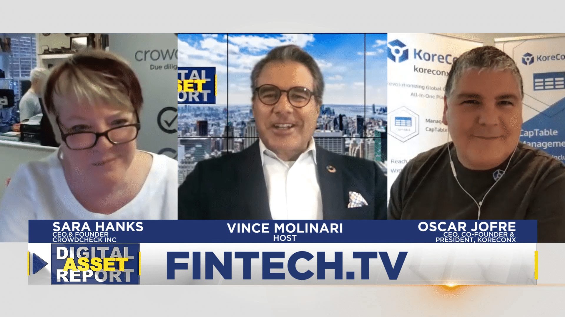 Oscar Jofre, KoreConX & Sara Hanks, CrowdCheck