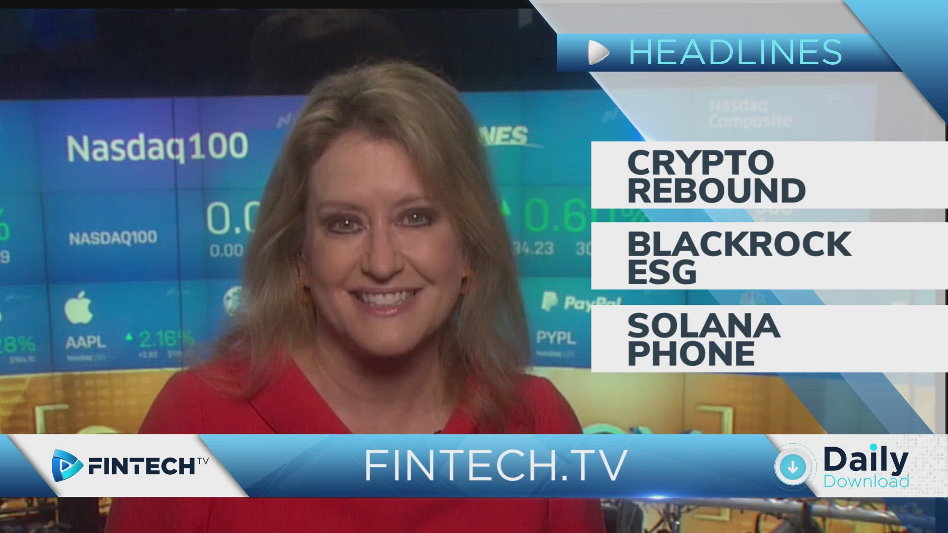 Crypto Prices, Blackrock ESG Investments, Solana Web3 Smartphone