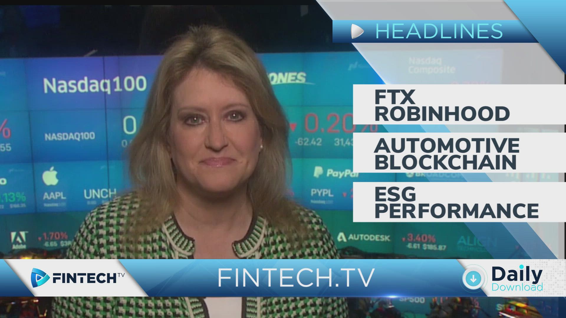 FTX to Buy Robinhood, Automotive Blockchain Market, ESG Funds Resist During A Bear Market