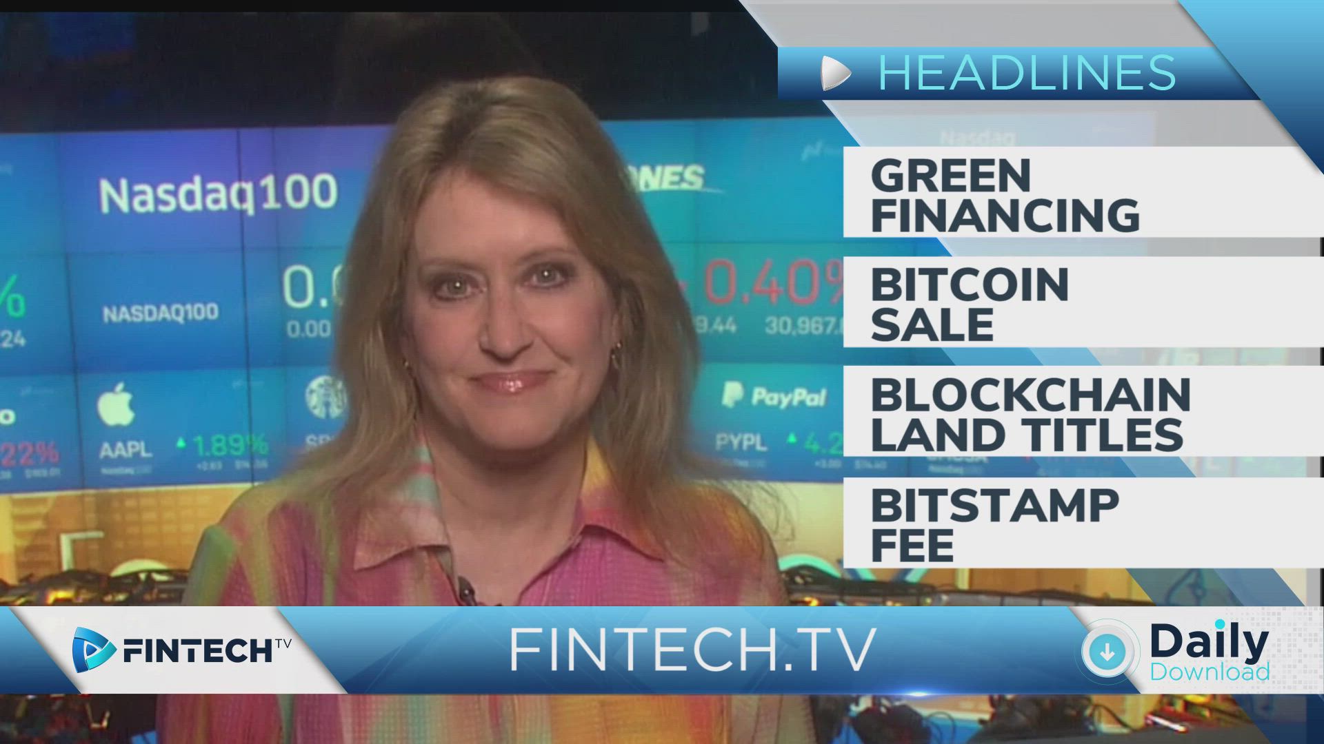 Green Financing, Core Scientific sold $167M BTC, Blockchain Land Titles, Bitstamp Intro Inactivity Fee