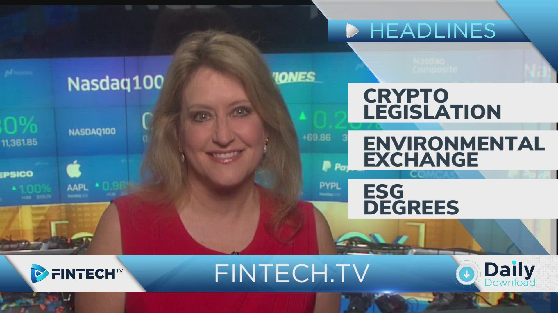 Crypto Legislation, Environmental Exchange, ESG Degrees