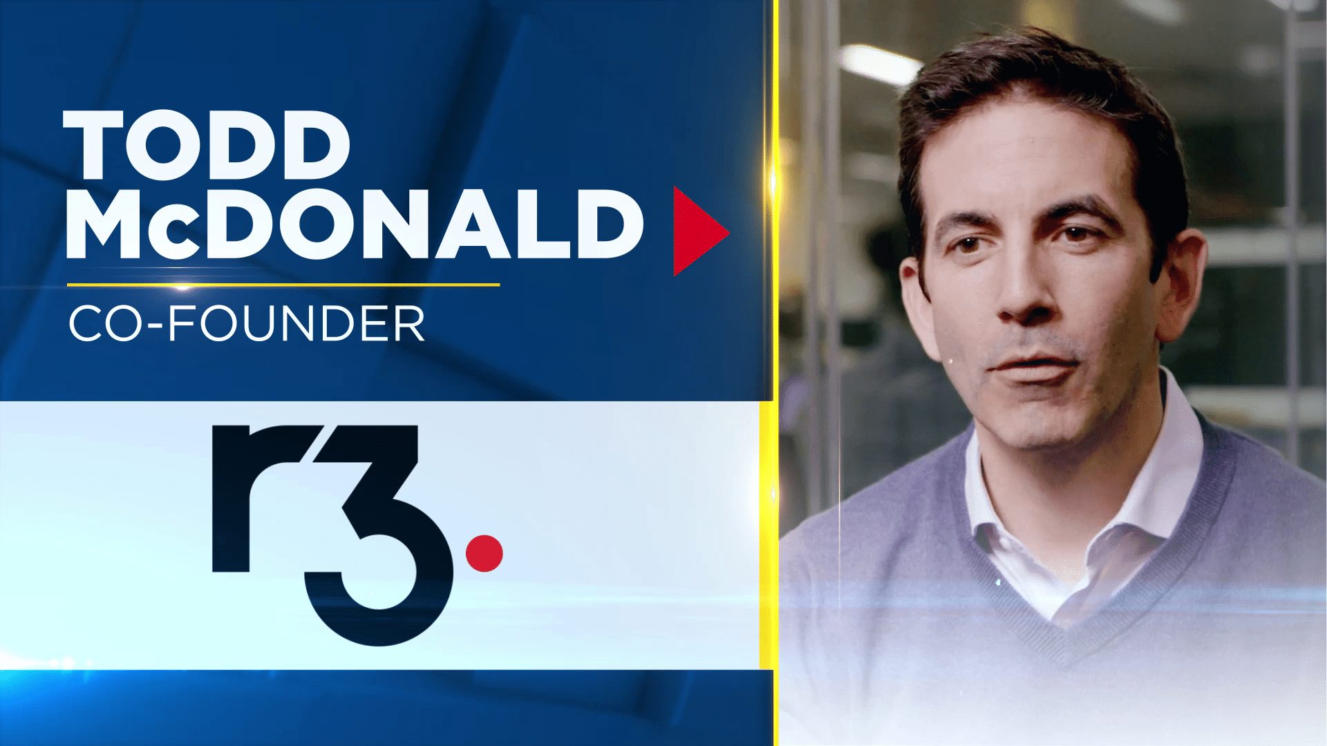Todd McDonald, Co-founder at R3