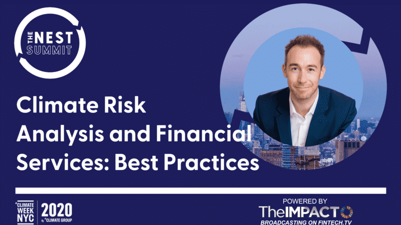 Climate Risk Analysis and Financial Services: Best Practices