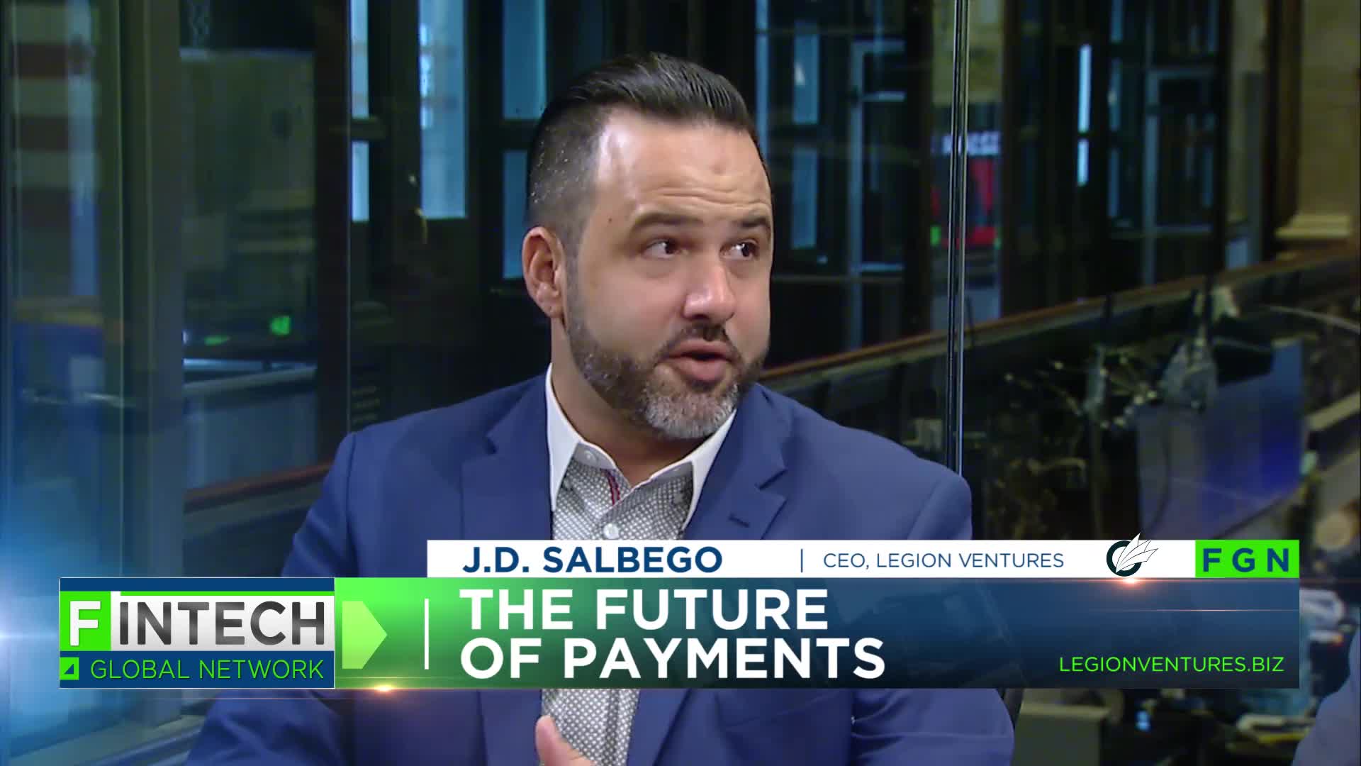 J.D. Salbego, CEO of Legion Ventures