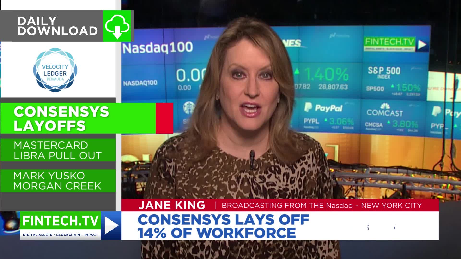 Daily Download:  ConsenSys Layoffs, Mastercard & Mark Yusko