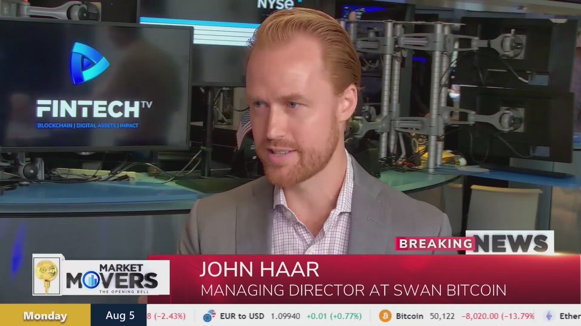 Recapping the crypto market sell-off with John Haar, Managing Director, Swan Bitcoin