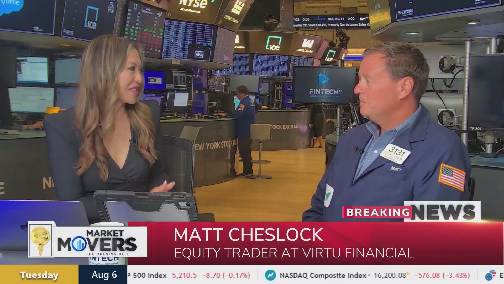 Market futures rebound with Matt Cheslock, Equity Trader at Virtu Financial