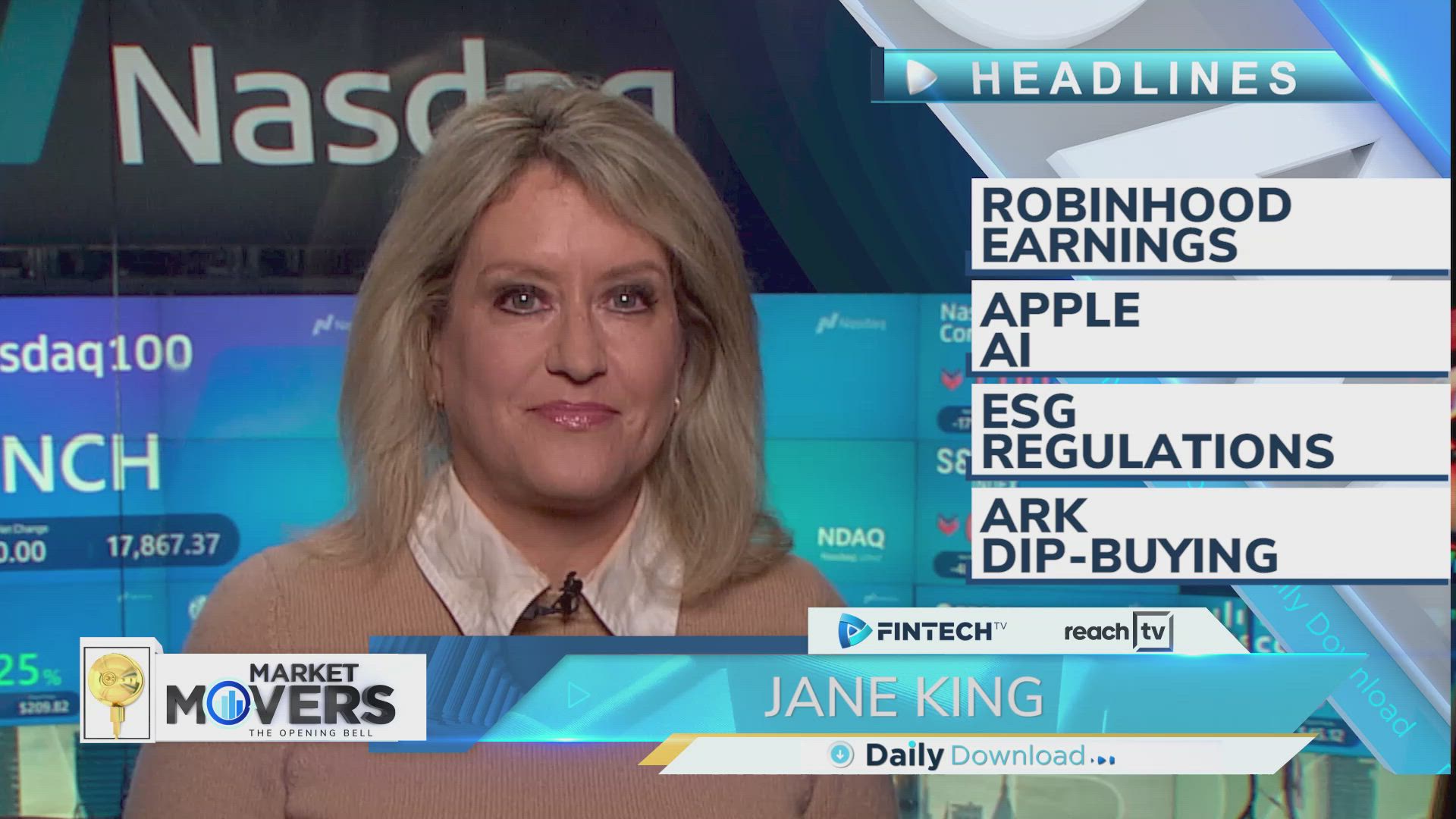 Robinhood earnings, Apple AI, ESG regulations, ARK dip-buying