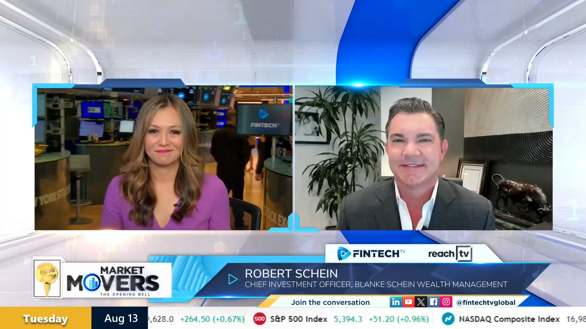 Assessing market volatility ahead of CPI release with Robert Schein, Chief Investment Officer, Blanke Schein Wealth Management