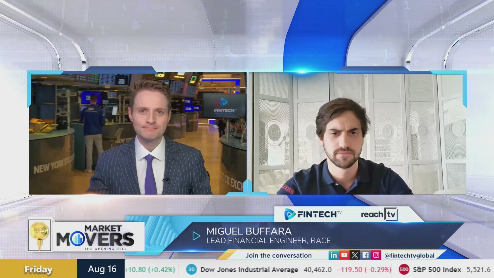 The Blockchain revolution: transforming industries with Miguel Buffara, Lead Financial Engineer, RACE