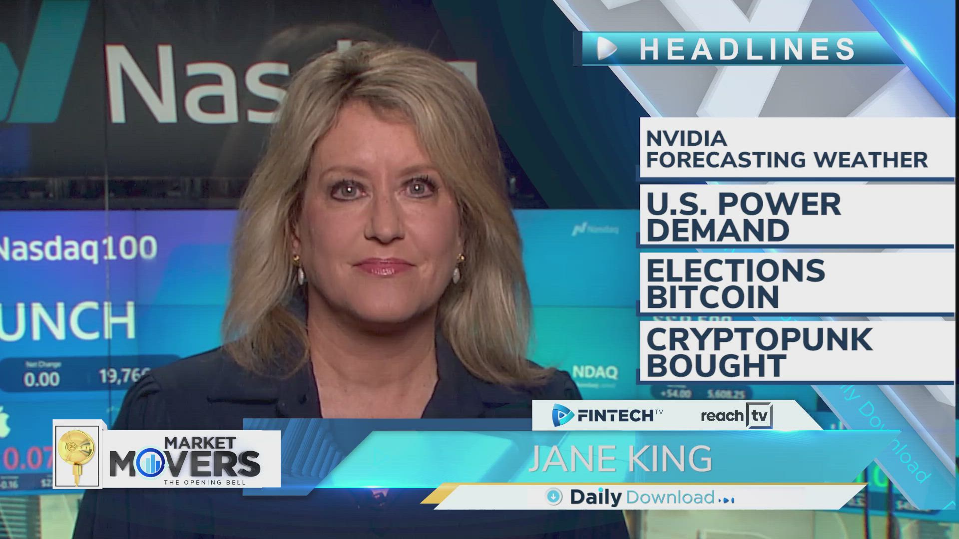 Nvidia forecasting weather, U.S. power demand, Elections bitcoin, CryptoPunk bought