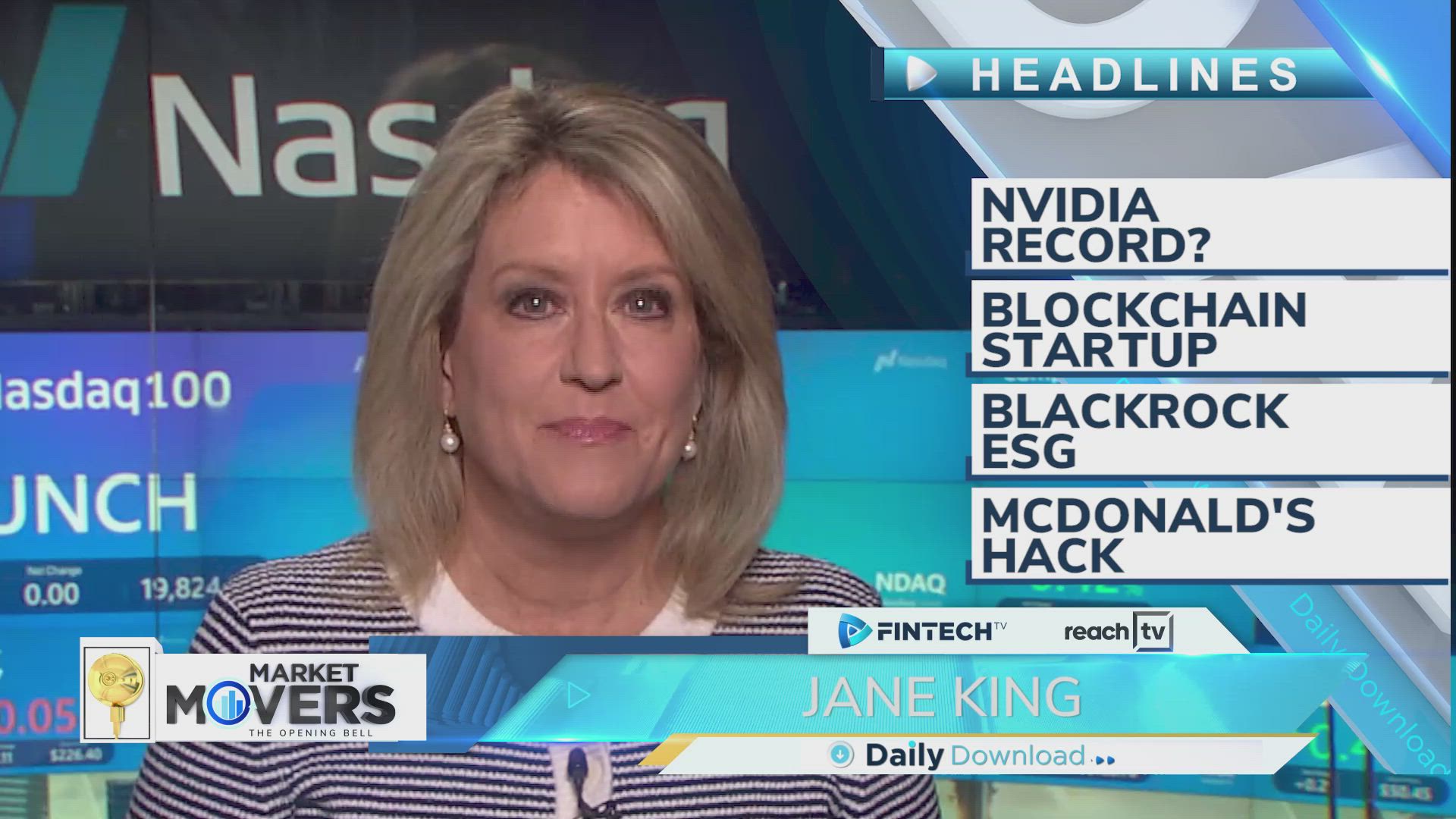Nvidia record?, Blockchain startup, BlackRock ESG, McDonald’s hack