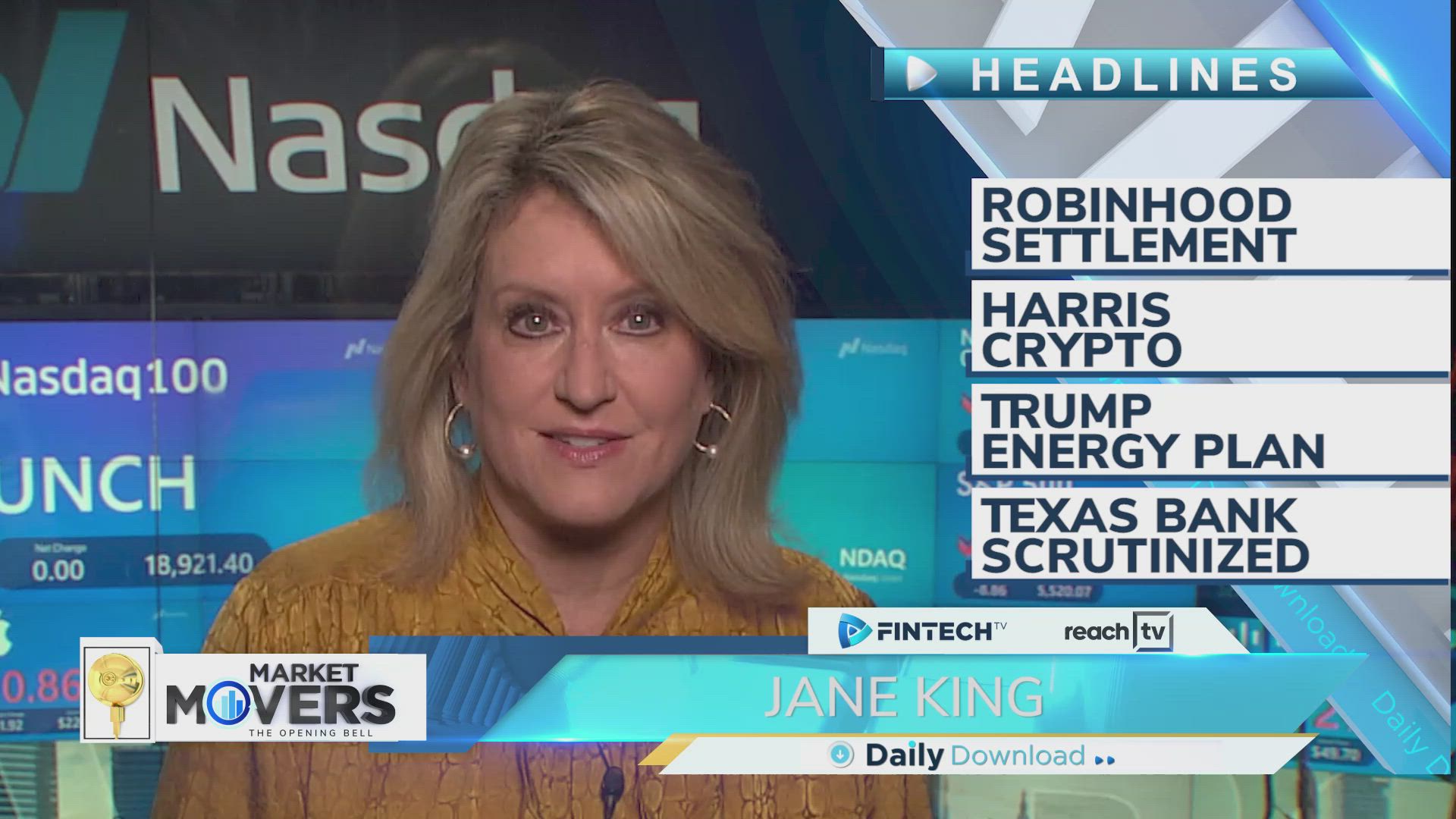 Robinhood Settlement, Harris Crypto, Trump Energy Plan, Texas Bank Scrutinized