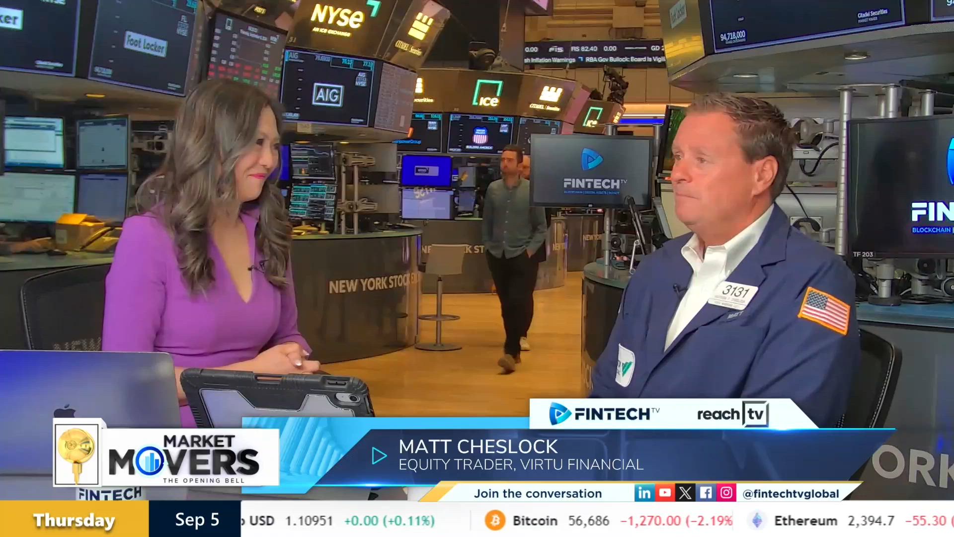 Labor Department report with Matt Cheslock, Equity Trader at Virtu Financial