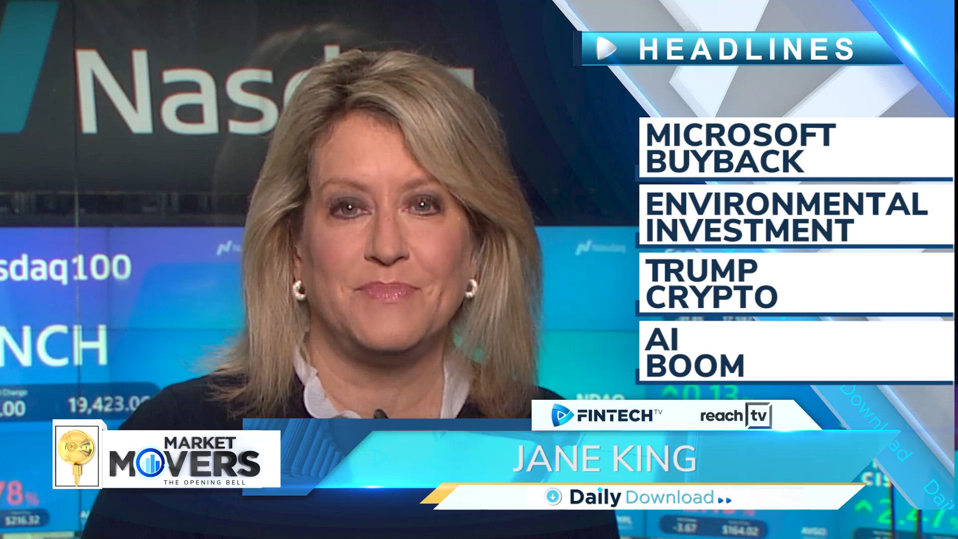 Microsoft buyback, Environmental investment, Trump crypto, AI boom