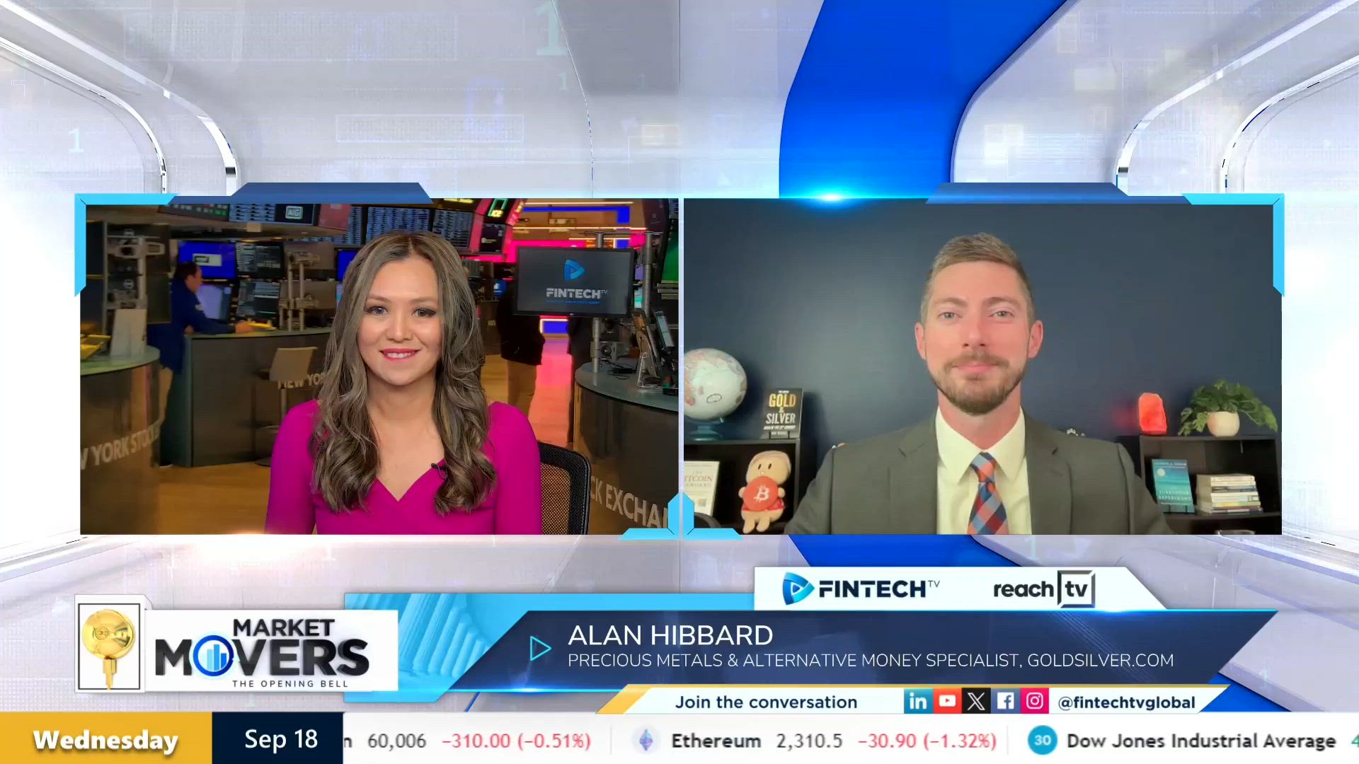Gold Hits Record Highs as Fed Decision Looms with Alan Hibbard, Precious Metals & Alternative Money Specialist, Goldsilver.com
