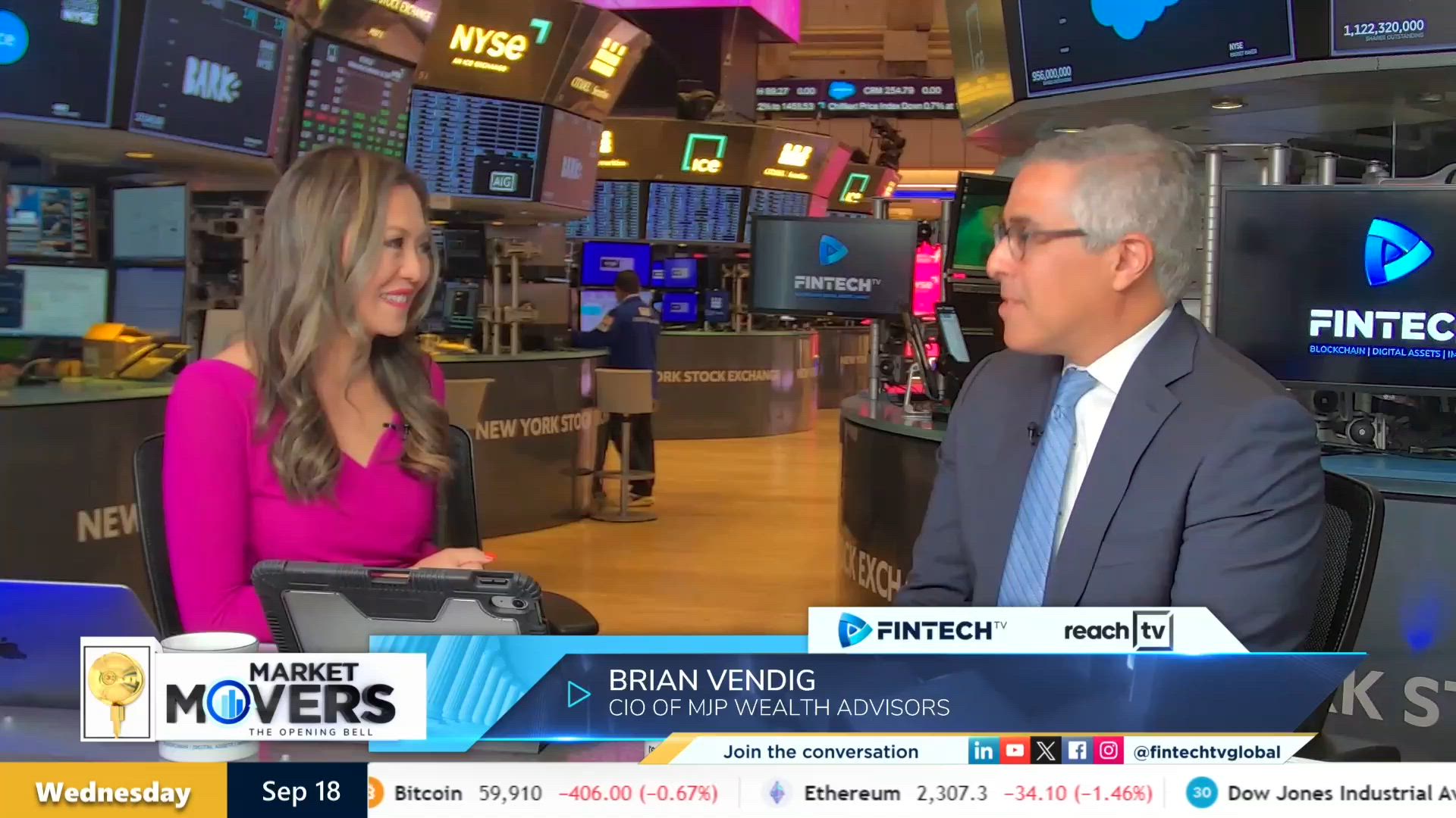 Brian Vendig, CIO, MJP Wealth Advisors, explains why markets are holding steady as a Fed rate decision looms